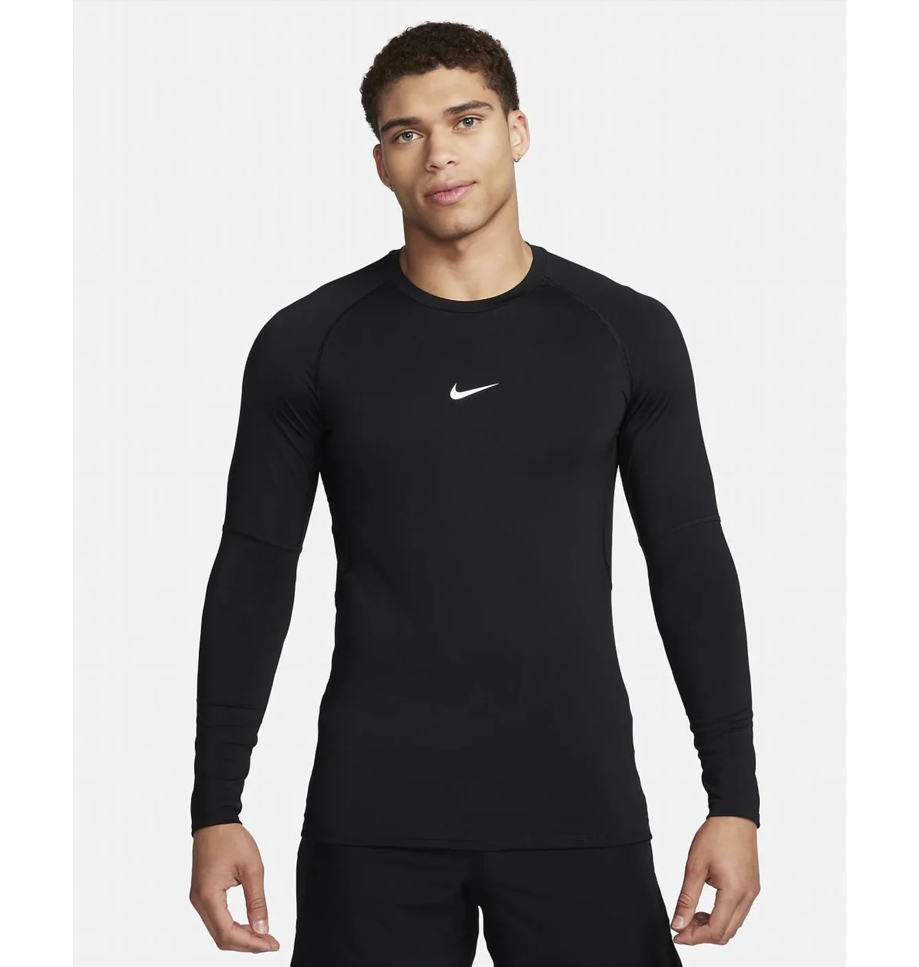 Лонгслів чоловічий Nike Pro Dri-Fit Slim Long-Sleeve Fitness Top Black FB7926-010