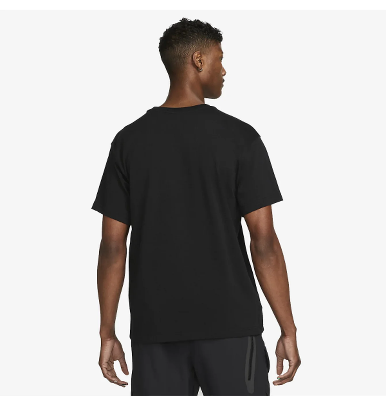 Футболка чоловіча Nike M Nsw Knit Ltwt Ss Top Black Dm6585-010