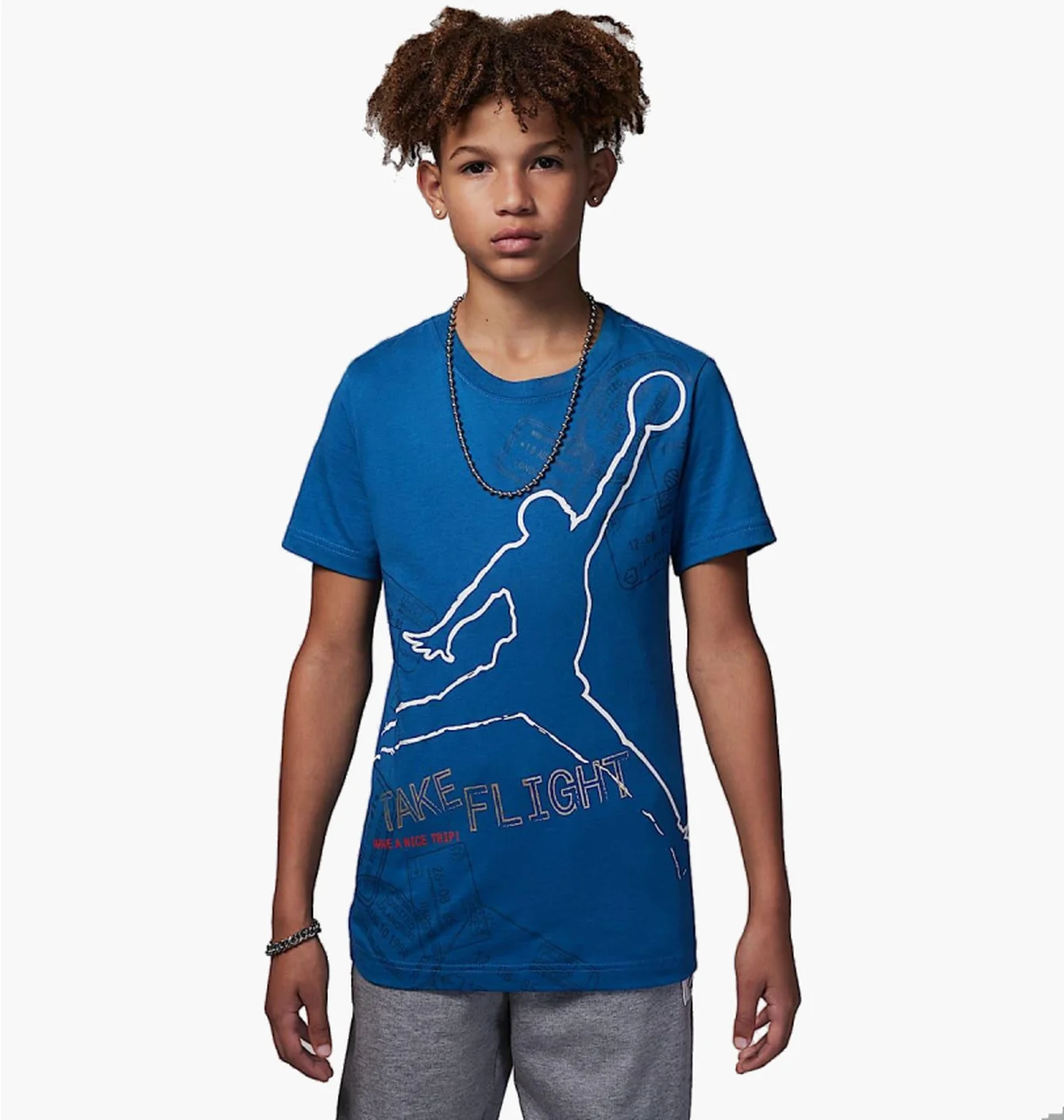 Футболка дитяча Air Jordan Flight Blue 95D006-U1R