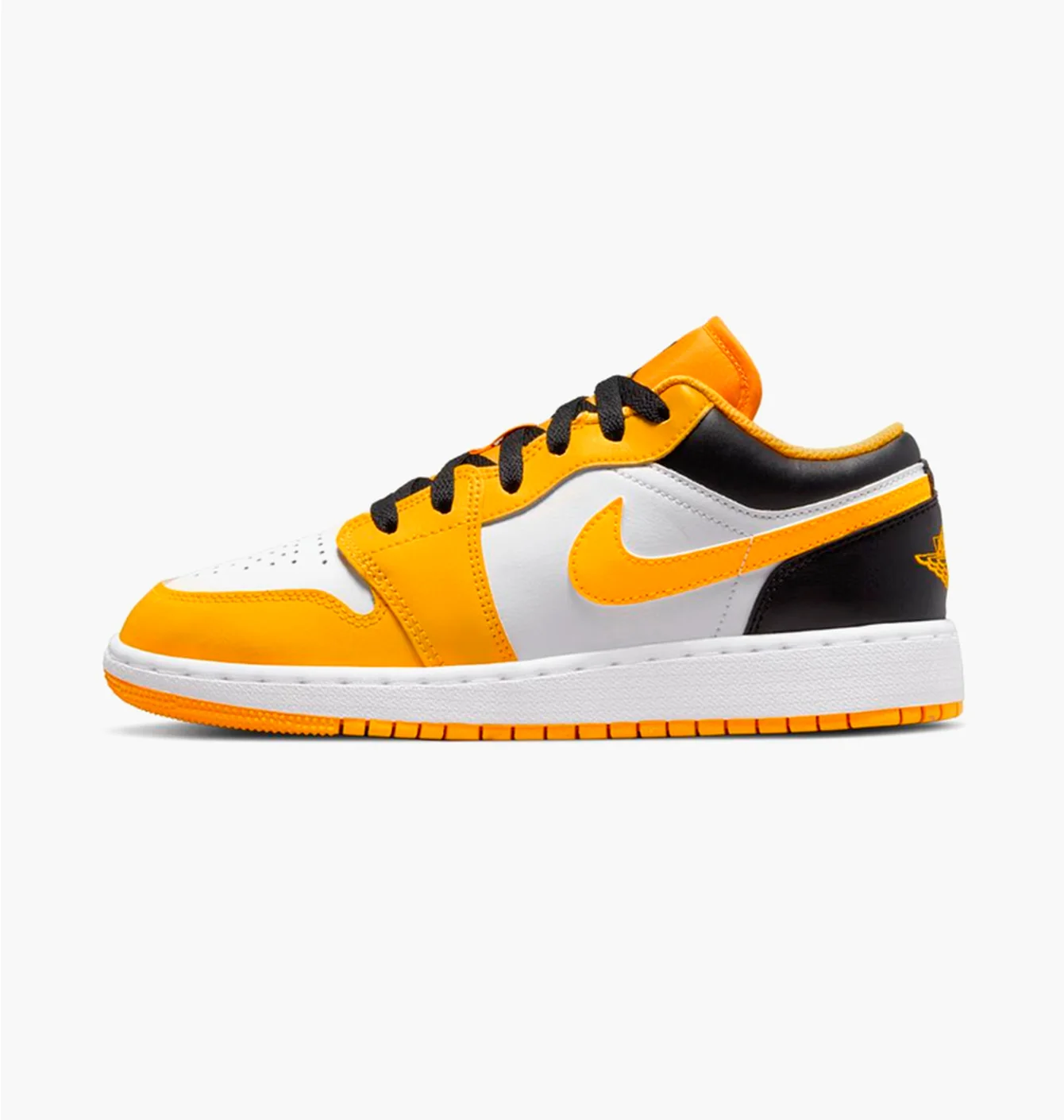 Кросівки дитячі Air Jordan 1 Low Taxi Gs Yellow/White 553560-701
