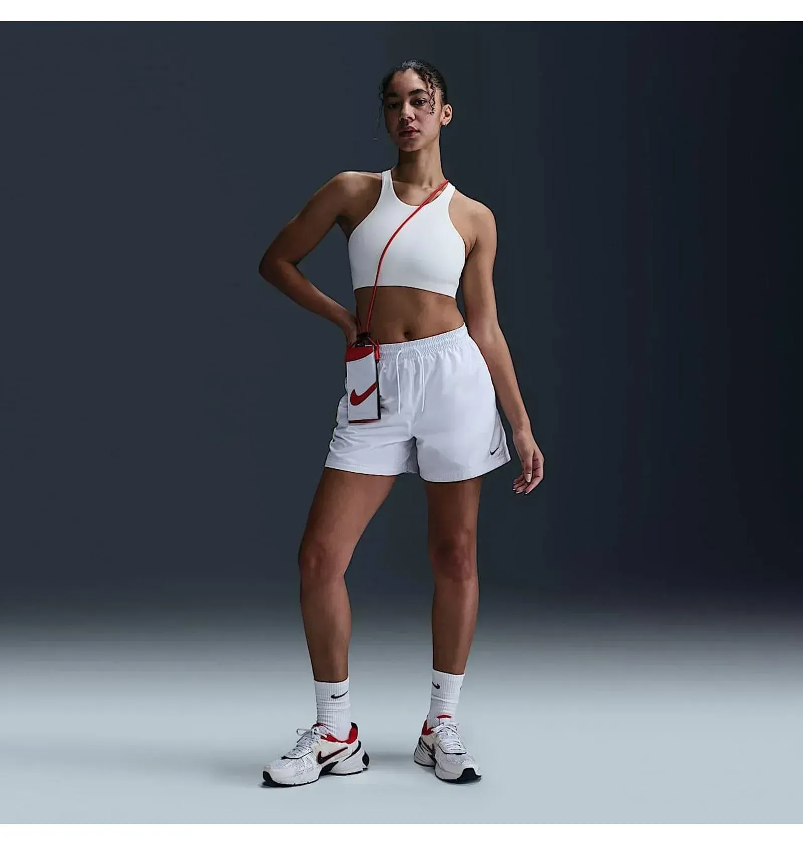 Шорти жіночі Nike Mr Essntl Wvn White (FV7557-100)