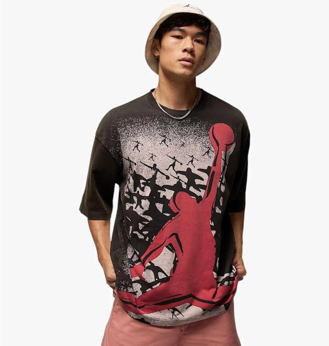Футболка чоловіча Air Jordan Reissue Graphic Oversized T-Shirt Black HQ8982-010