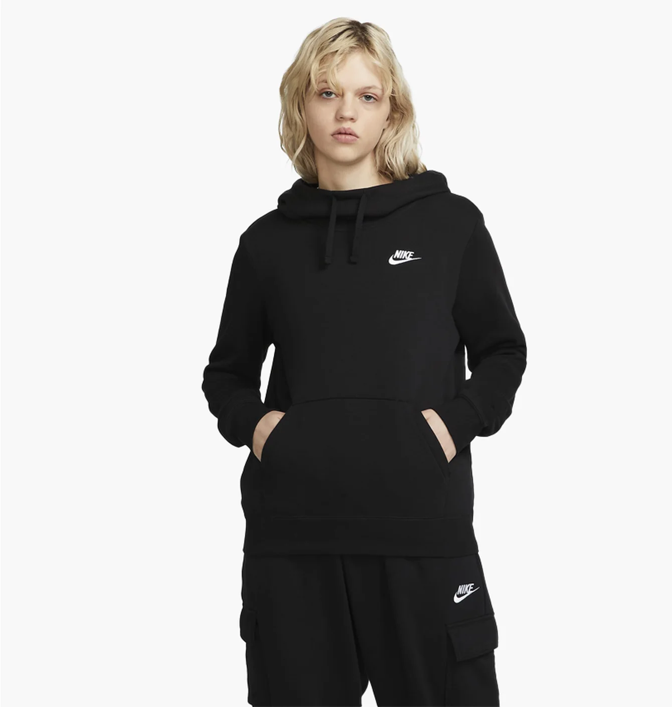 Худі жіноче Nike Sportswear Club Fleece Black DQ5415-010