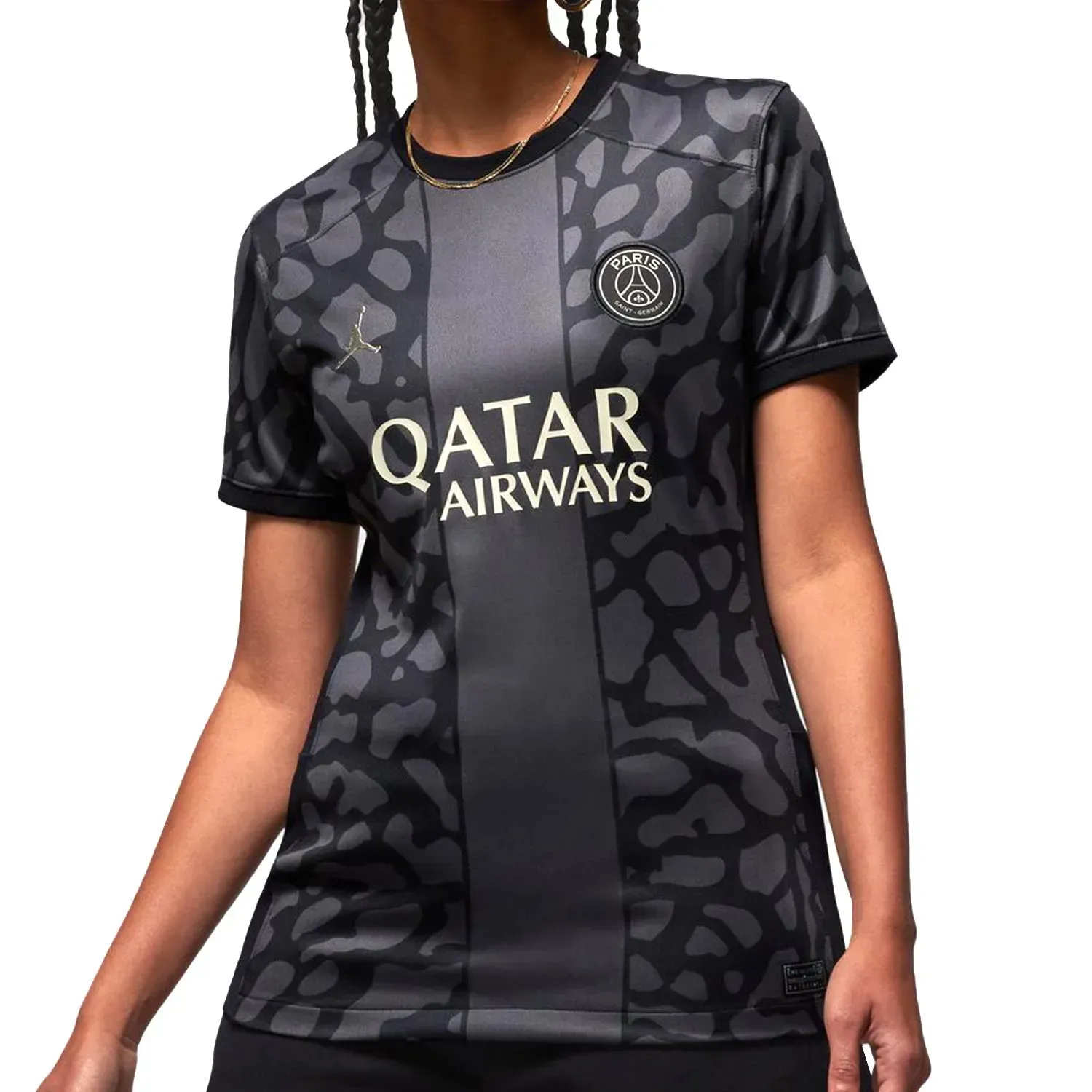 Футболка жіноча Nike Psg Mujer 2023 2024 Mbappe Dri-Fit Stadium (DX9836-069)