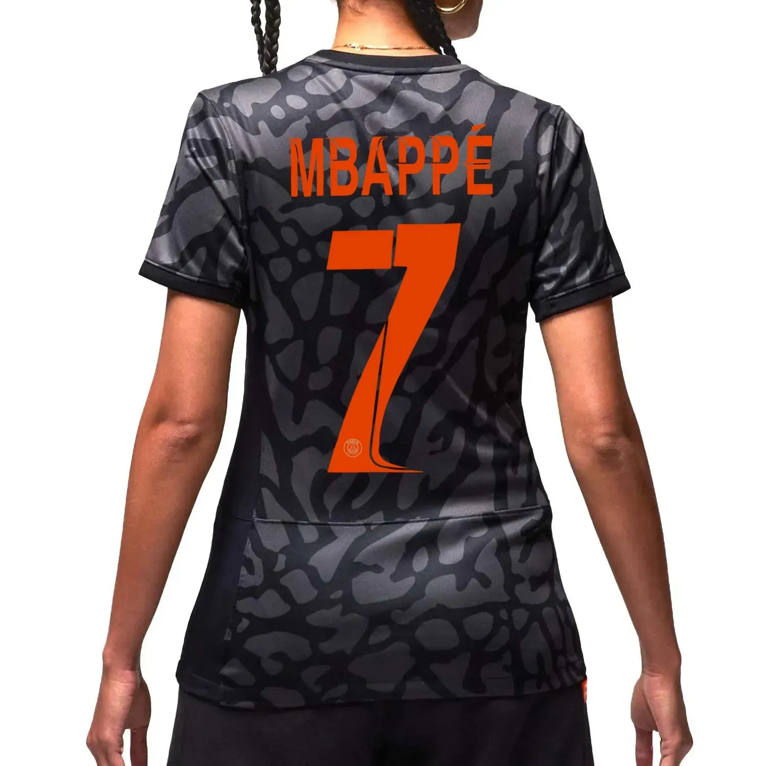 Футболка жіноча Nike Psg Mujer 2023 2024 Mbappe Dri-Fit Stadium (DX9836-069)