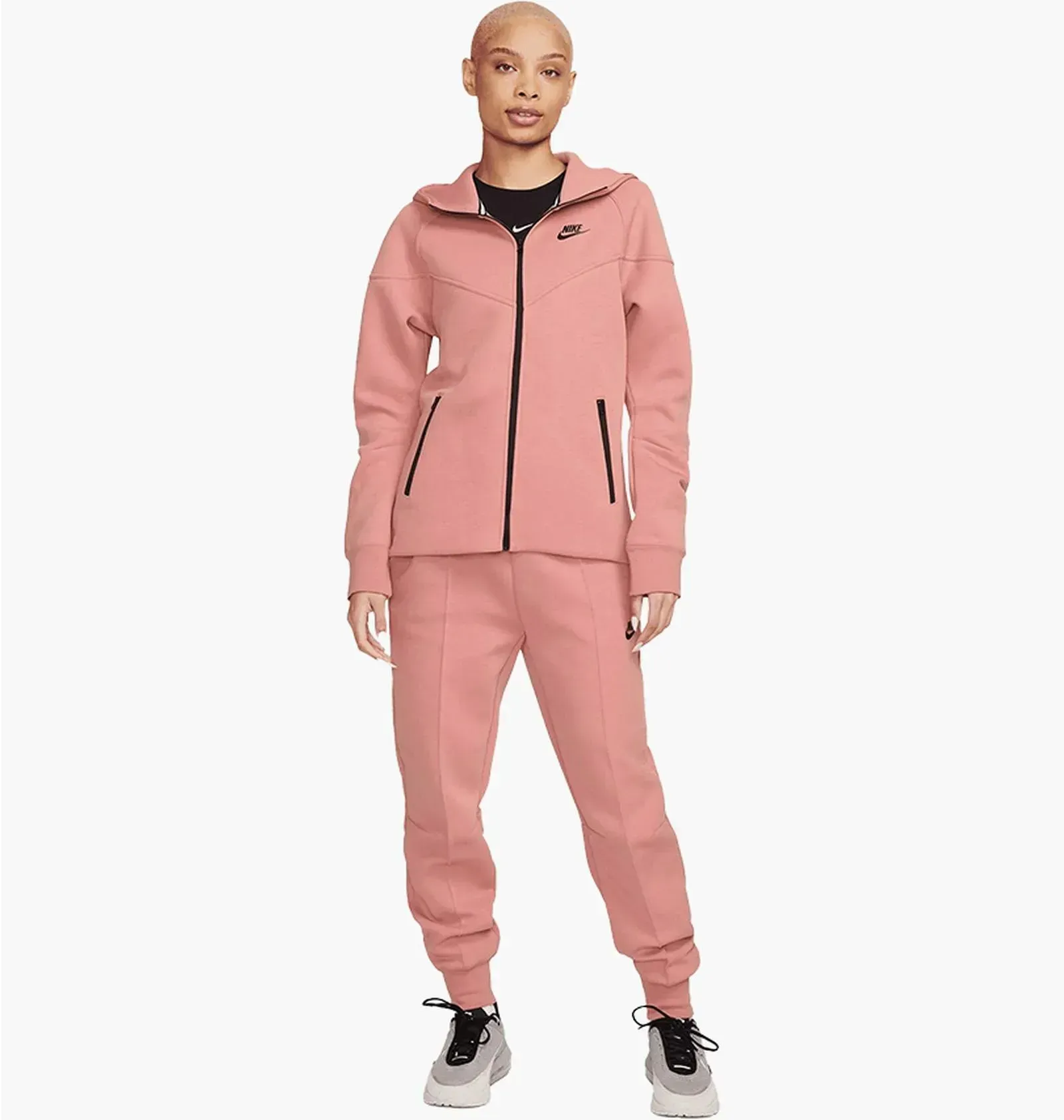 Спортивний костюм жіночий Nike Sportswear Tech Fleece Windrunner Tracksuit Pink (FB8338-618__FB8330-618)