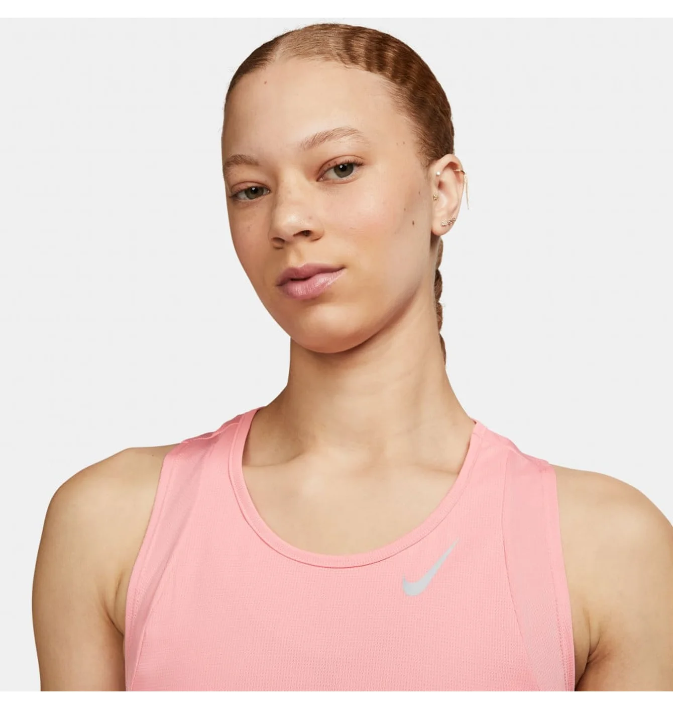 Майка жіноча Nike W Fast Df Crop Tank Pink DD5921-611