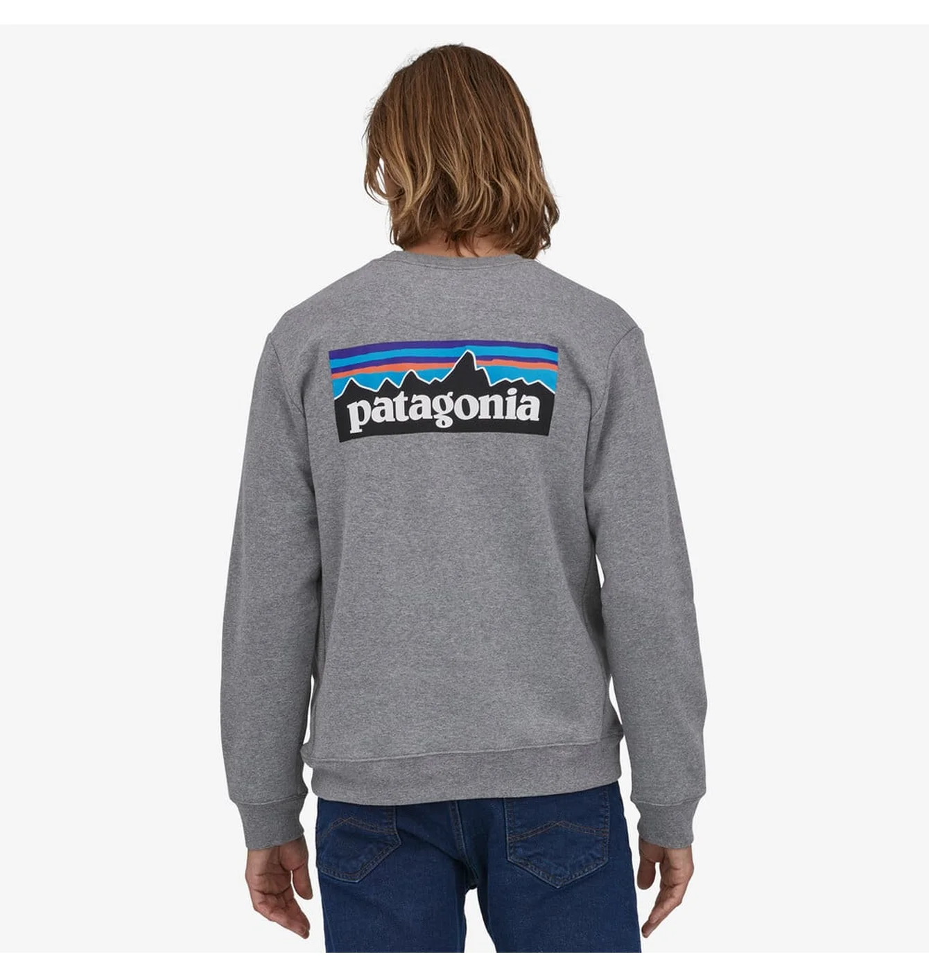 Світшот чоловічий Patagonia Fitz Roy Icon Uprisal Crew Sweatshirt Gravel Heather Grey Glh39667