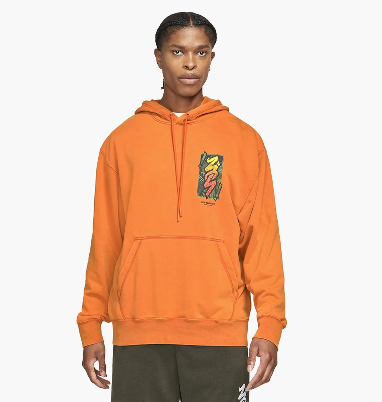 Худі чоловіче Air Jordan Mens Performance Hoodie Orange DH0598-893