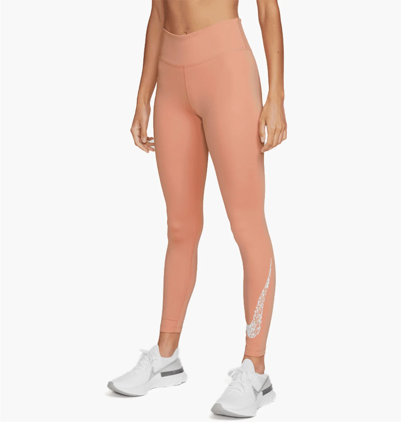 Легінси жіночі Nike One Swoosh Run Peach DM7767-824
