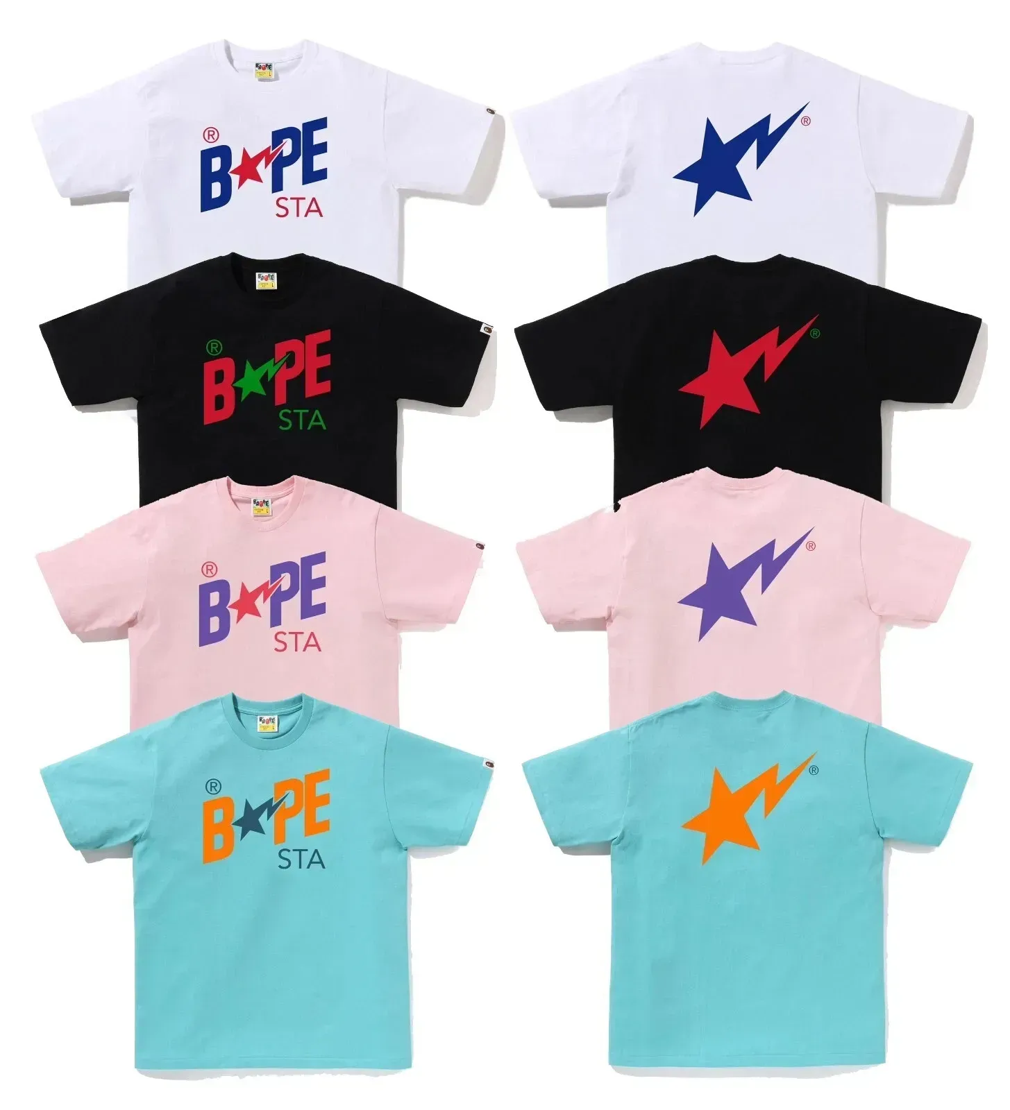 Футболка чоловіча Bape A Bathnig Ape Men's Colors Bape Sta Tee (1L30110022)
