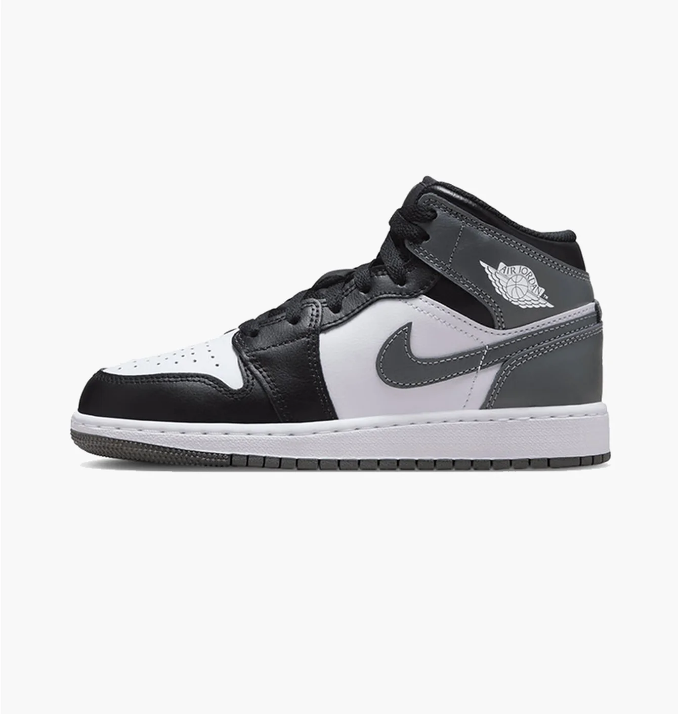 Кросівки дитячі Air Jordan 1 Mid Big Black/Grey DQ8423-001
