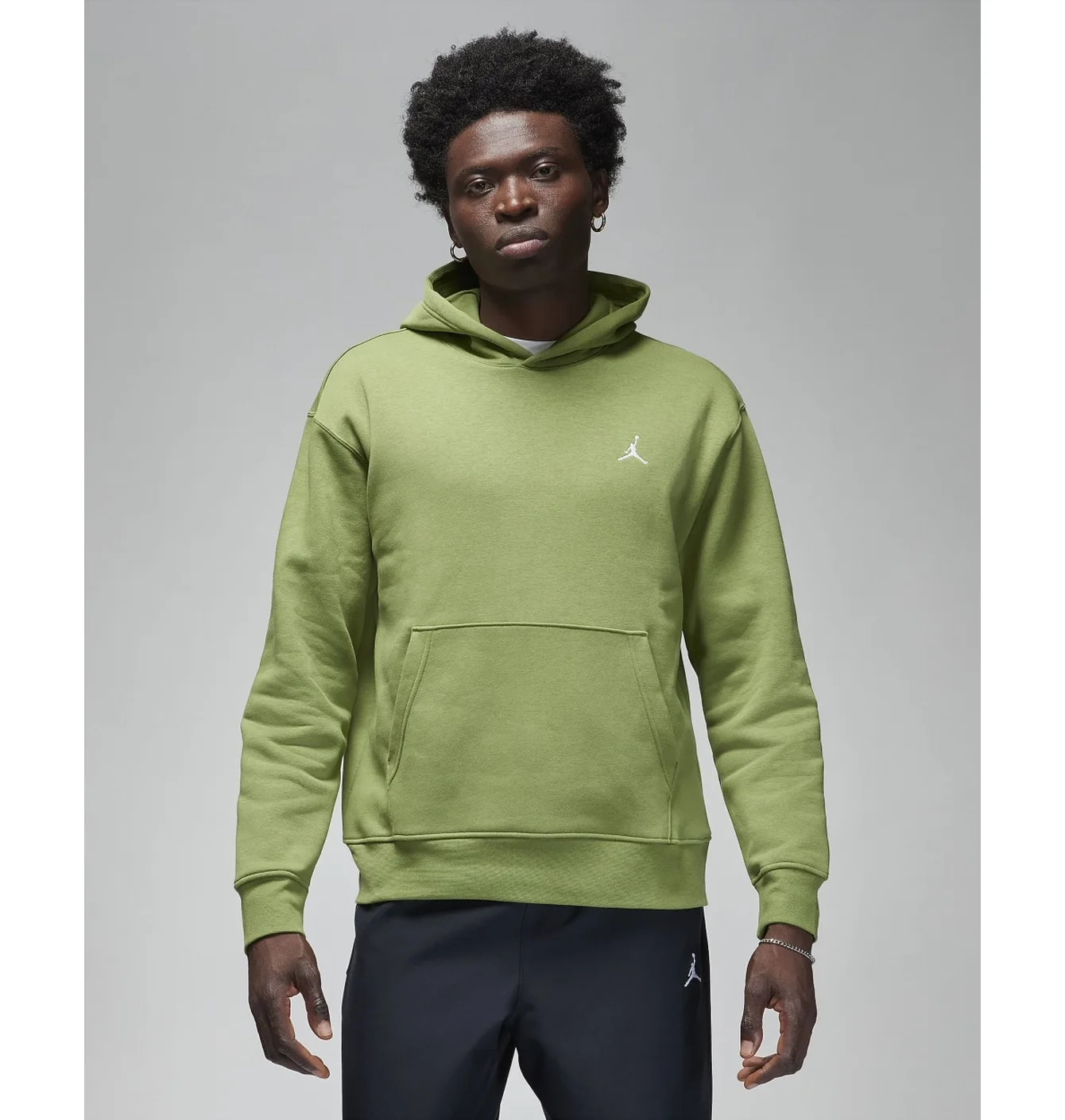 Худі чоловіче Air Jordan Essentials Fleece Pullover Green FJ7774-340