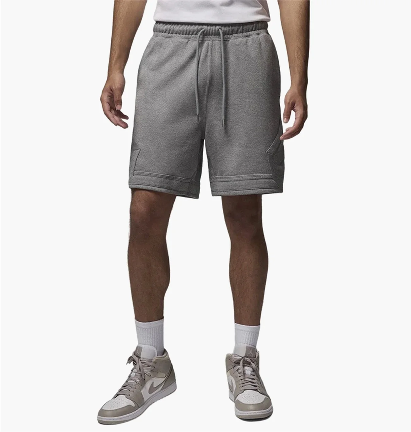 Шорти чоловічі Air Jordan Flight Fleece Diamond Shorts Grey FV7257-091