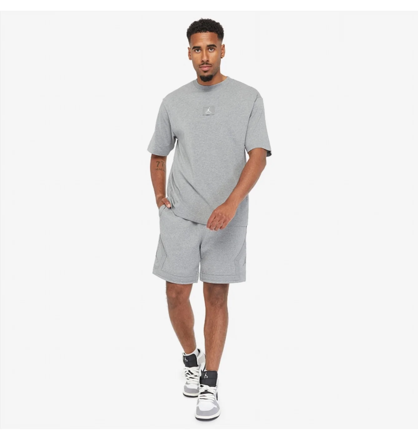 Шорти чоловічі Air Jordan Flight Fleece Diamond Shorts Grey FV7257-091
