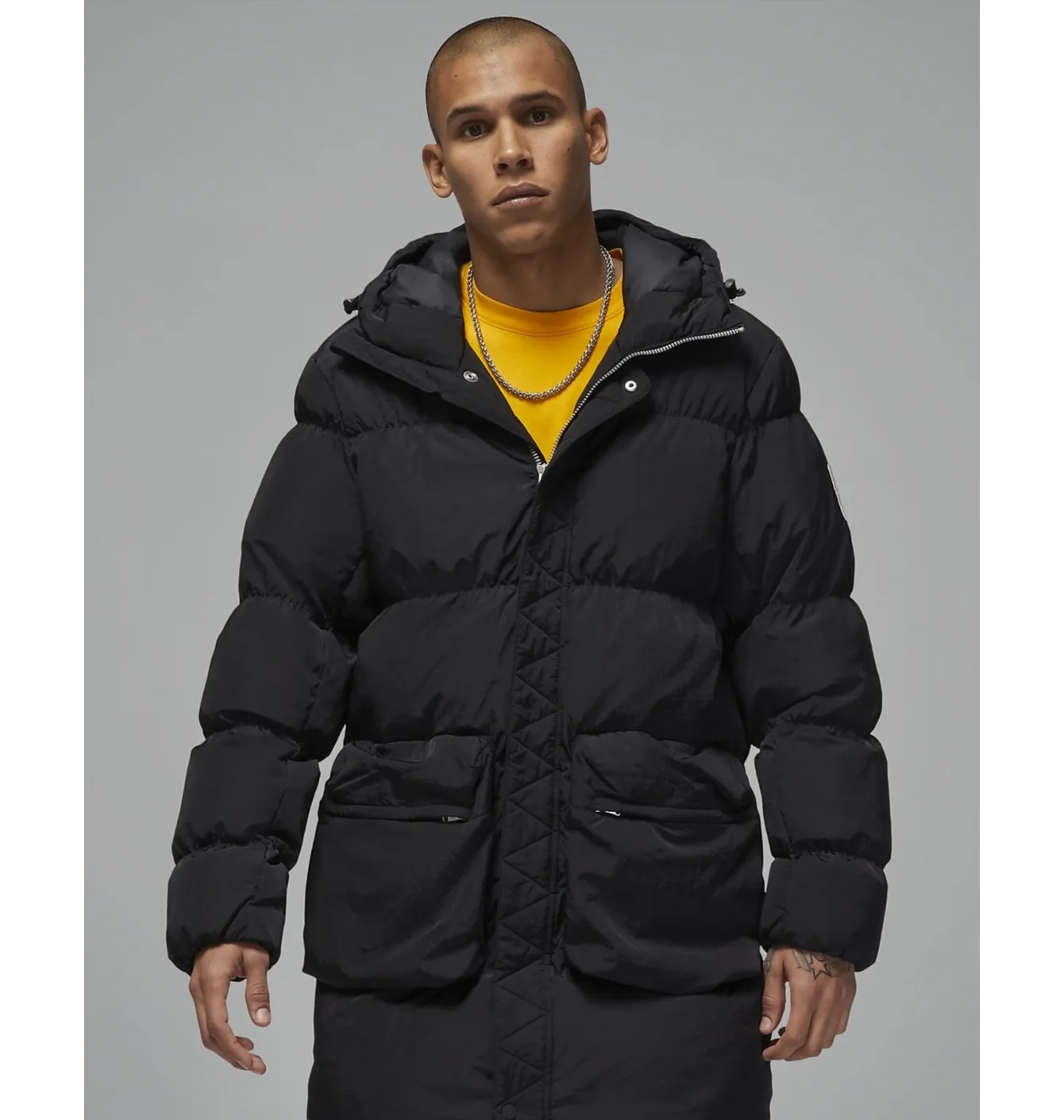 Куртка чоловіча Air Jordan M J Ess Stmt Parka Black Dq7346-010