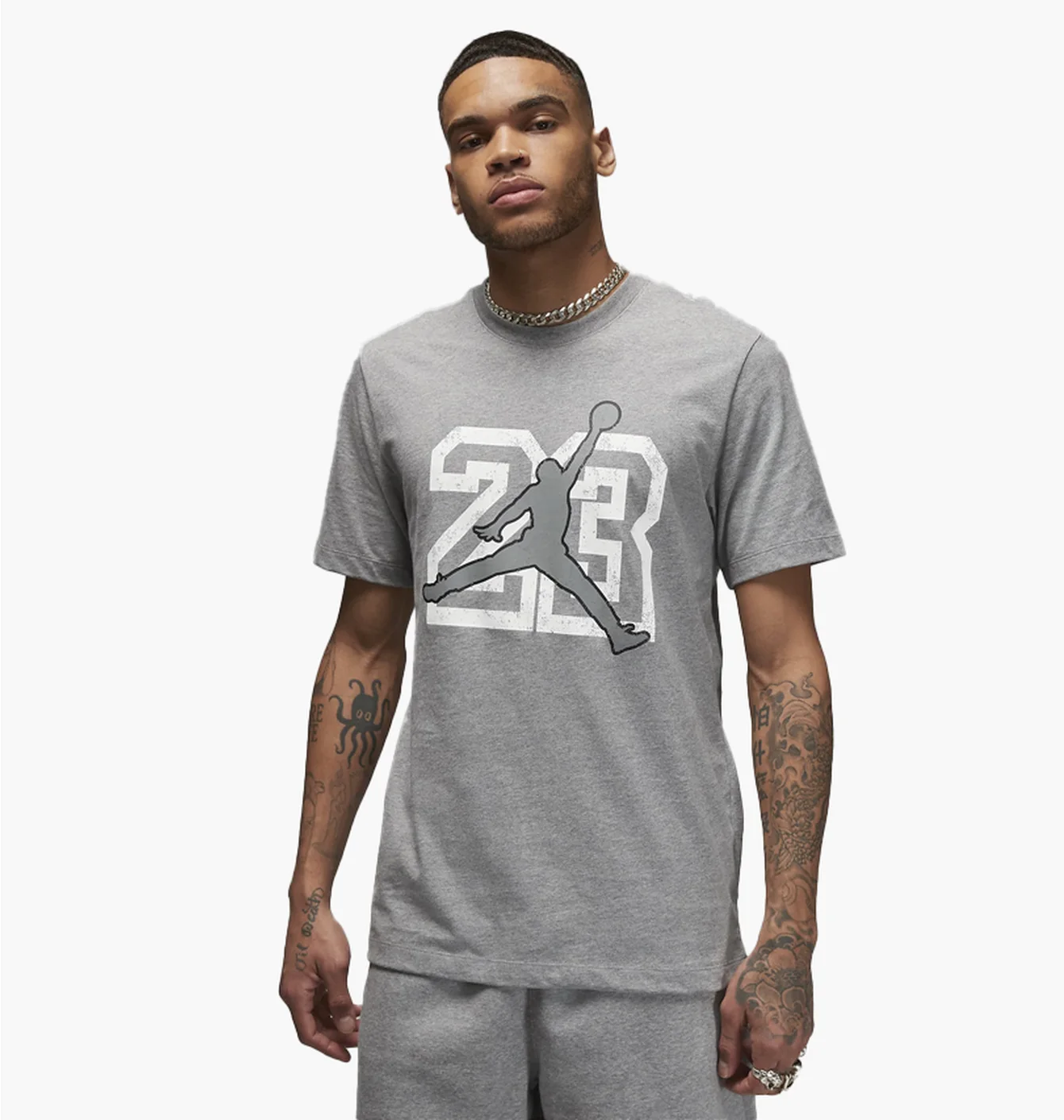 Футболка чоловіча Air Jordan T-Shirt Flight Essentials Grey FB7394-091