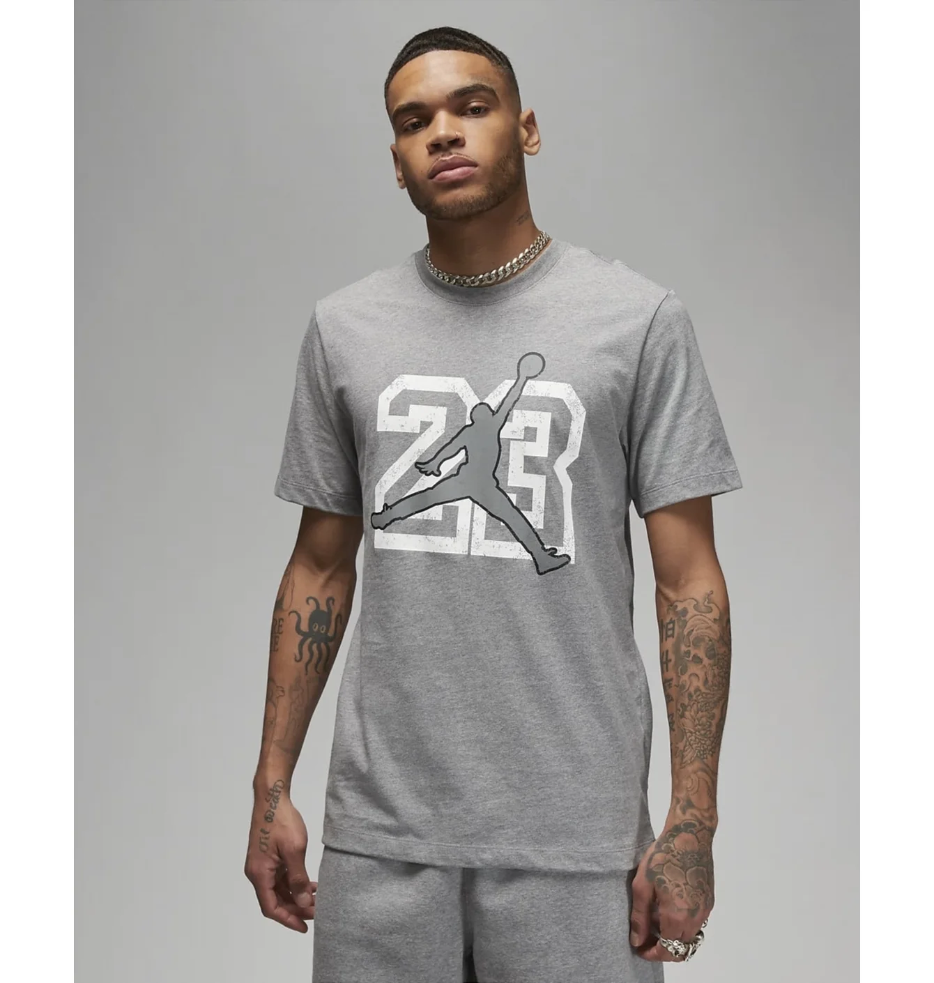 Футболка чоловіча Air Jordan T-Shirt Flight Essentials Grey FB7394-091