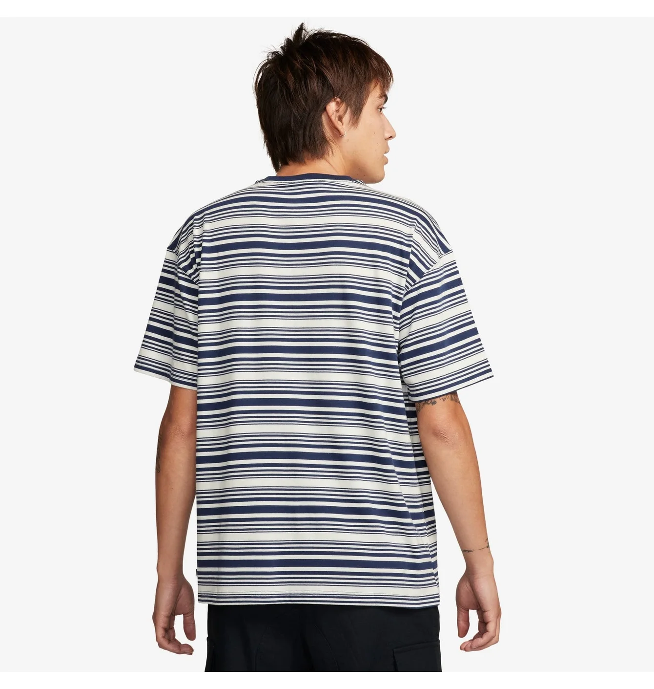 Футболка чоловіча Nike Sb Tee M90 Stripe Sp24 Grey FQ3711-410