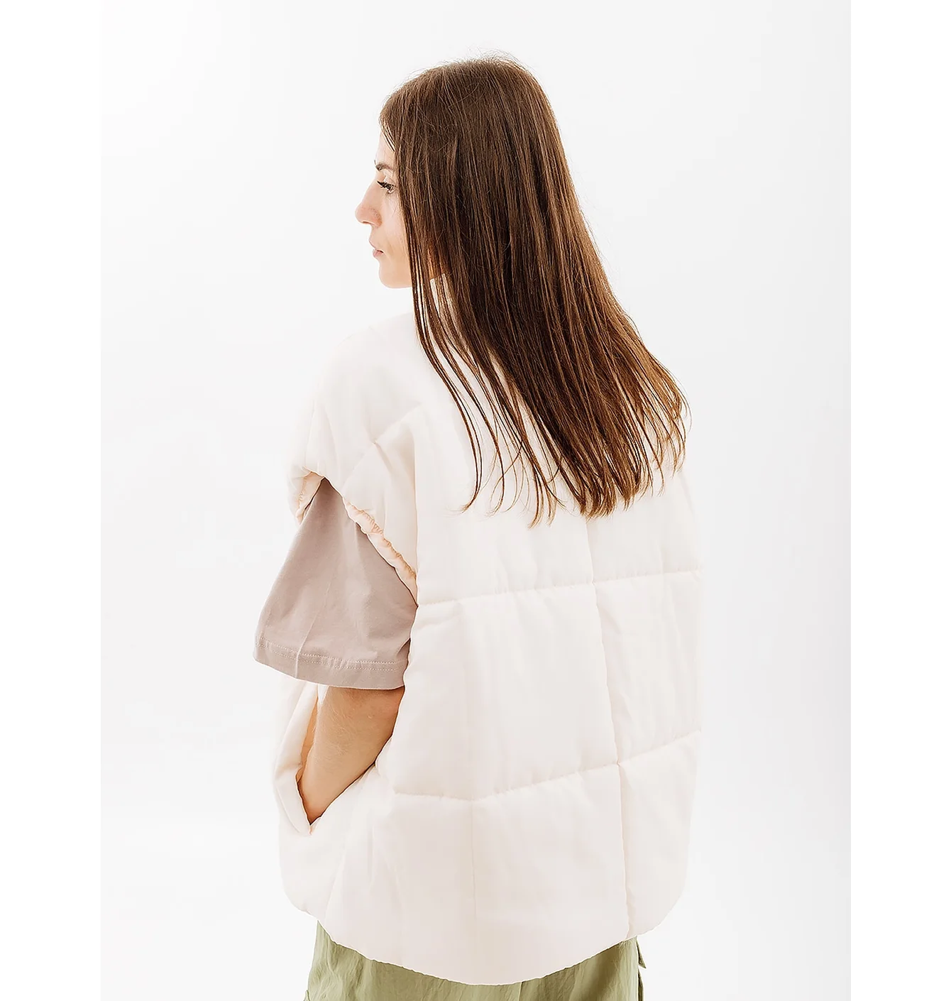 Жилетка жіноча Nike Clsc Vest Beige FB7679-838