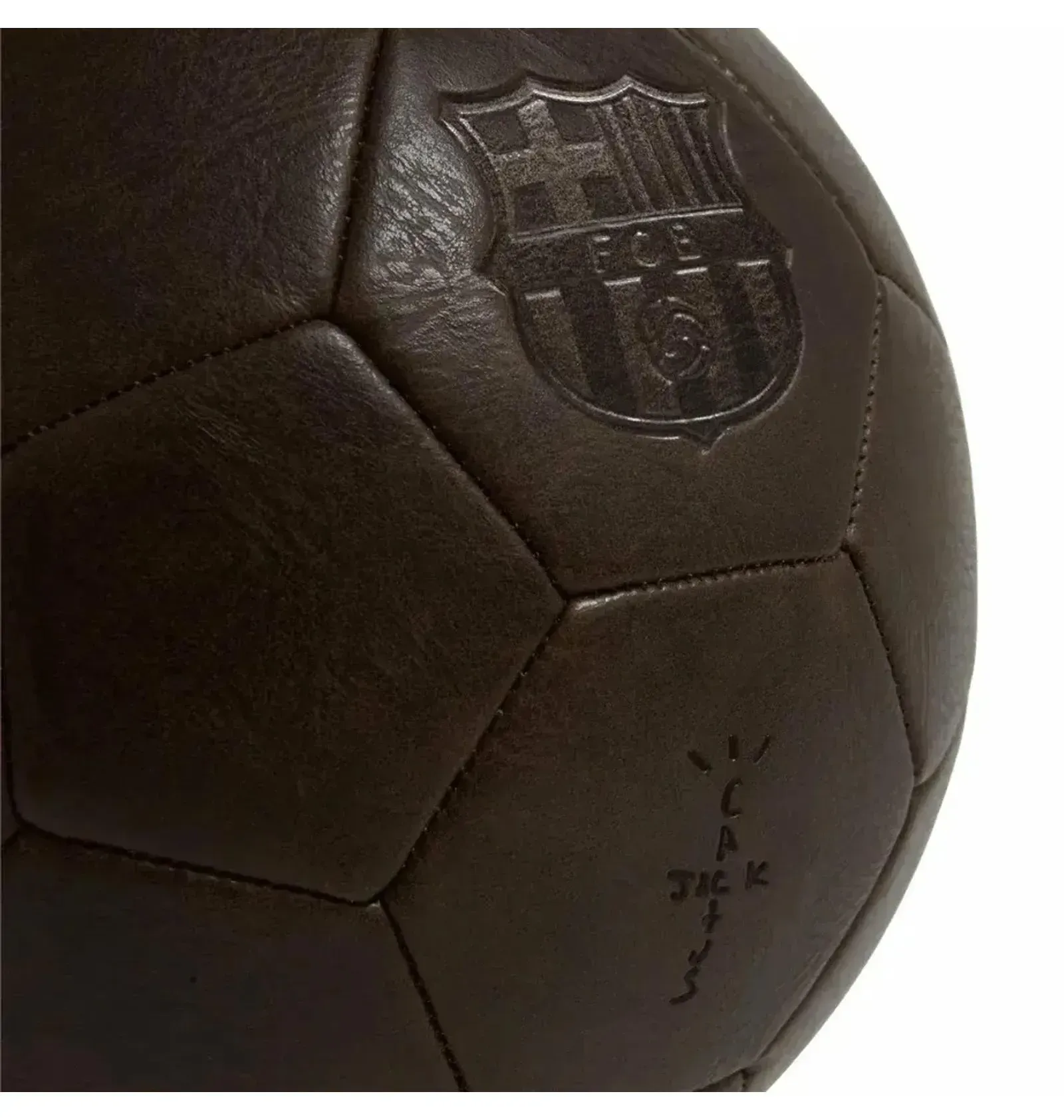 Футбольний м'яч Nike Travis Scott X Fc Barcelona Vintage Brown (CQCJ-FB01)