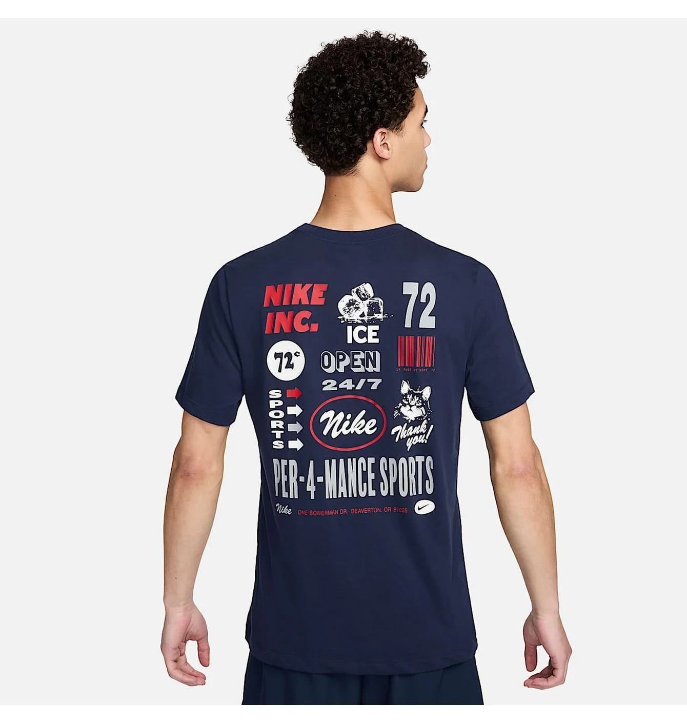 Футболка чоловіча Nike Dri-Fit Fitness T-Shirt Blue FV8366-451