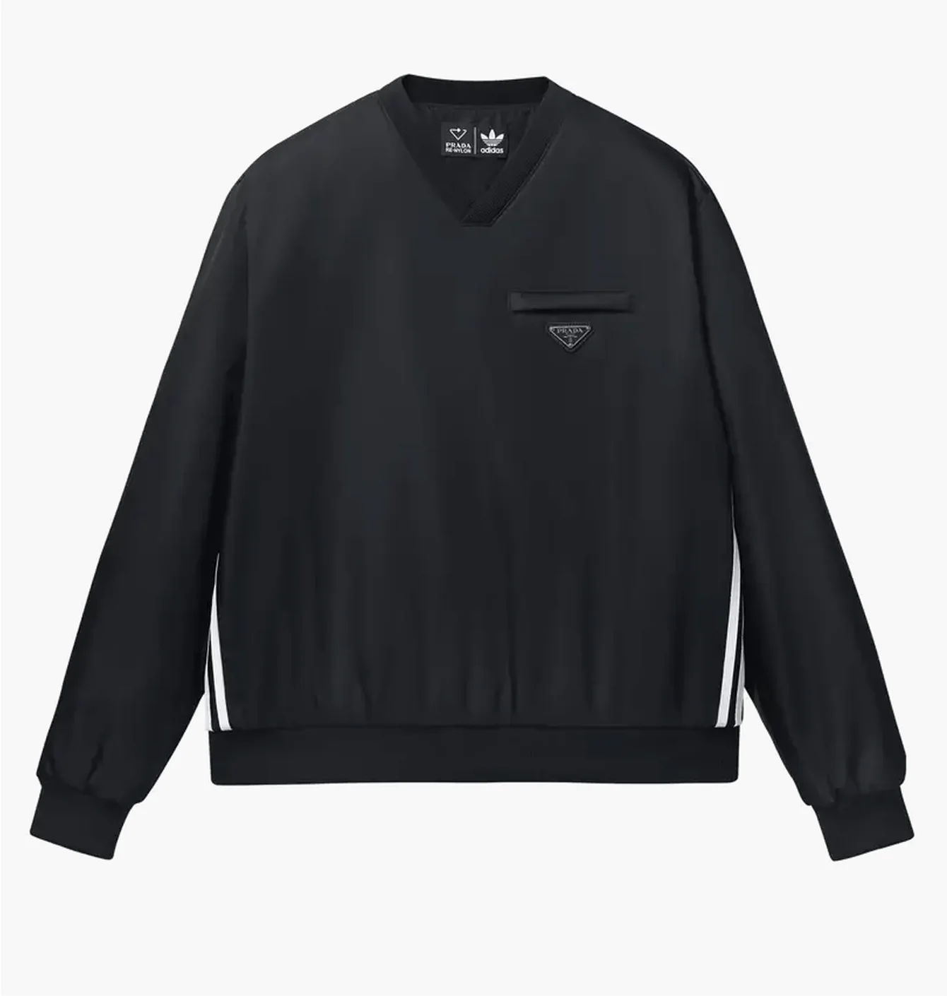 Світшот чоловічий Adidas Prada X Re-Nylon Sweater Black HN3986