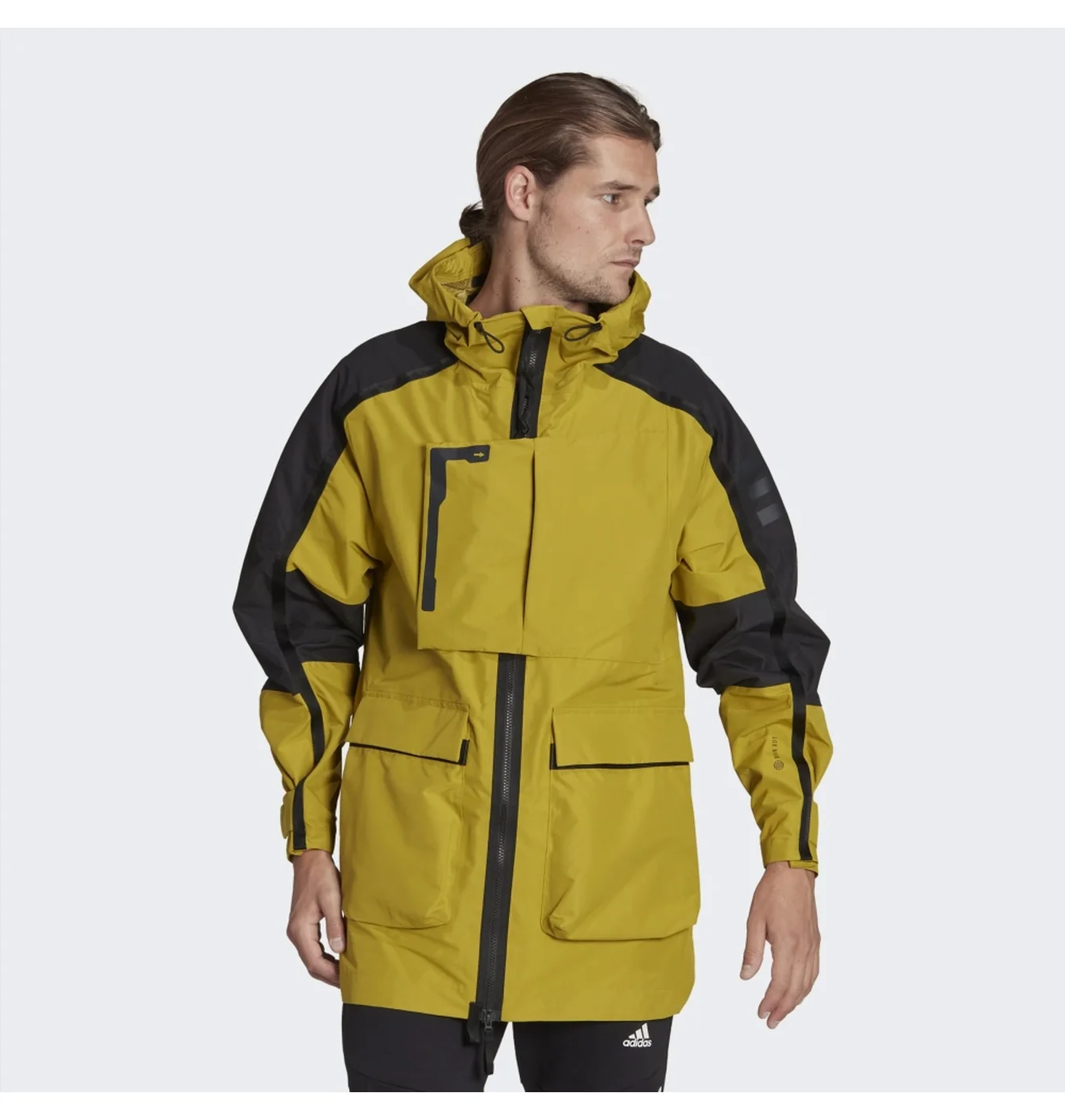 Парка чоловіча Adidas Terrex Xploric Rain.Rdy City Jacket Yellow Hg8574