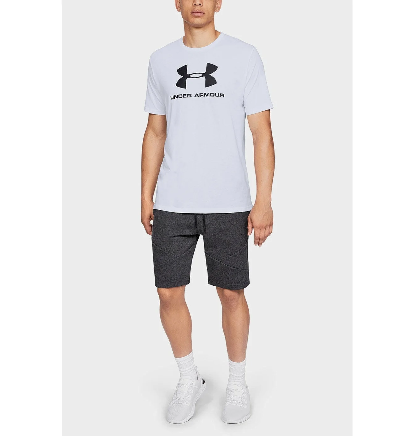 Футболка чоловіча Under Armour Sportstyle Logo Ss White 1329590-100