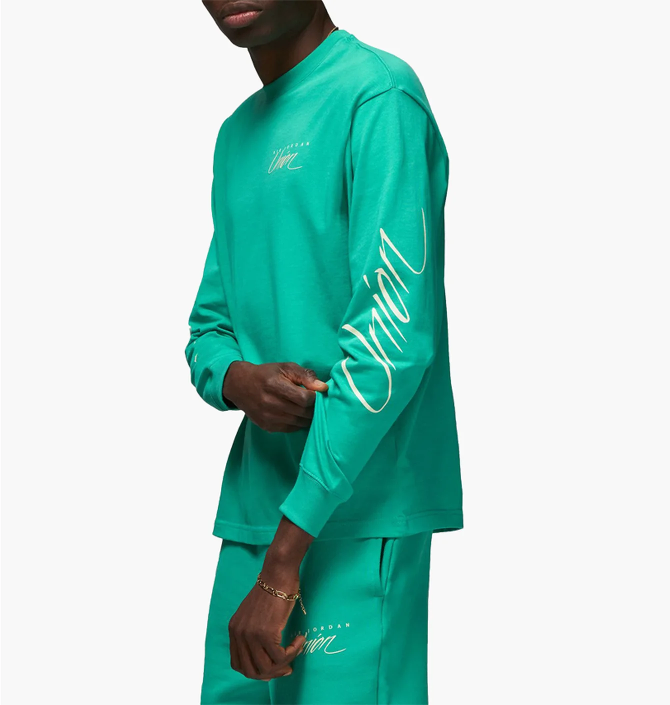 Лонгслів чоловічий Air Jordan Long Sleeve T-Shirt X Union La Green DV7341-370