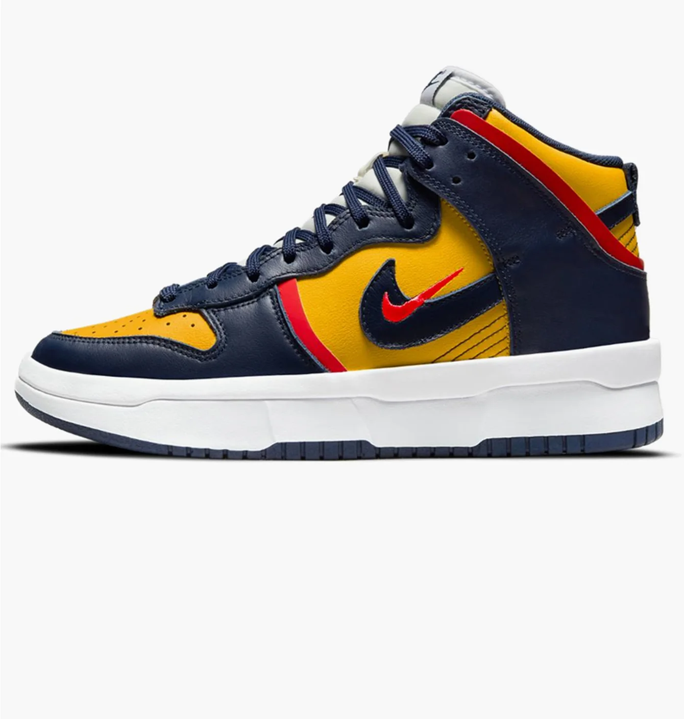 Кросівки жіночі Nike Wmns Dunk High Up Blue/Yellow Dh3718-701