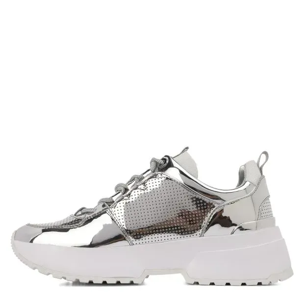 Кросівки жіночі Michael Kors Cosmo Silver (43S9CSFS1M)