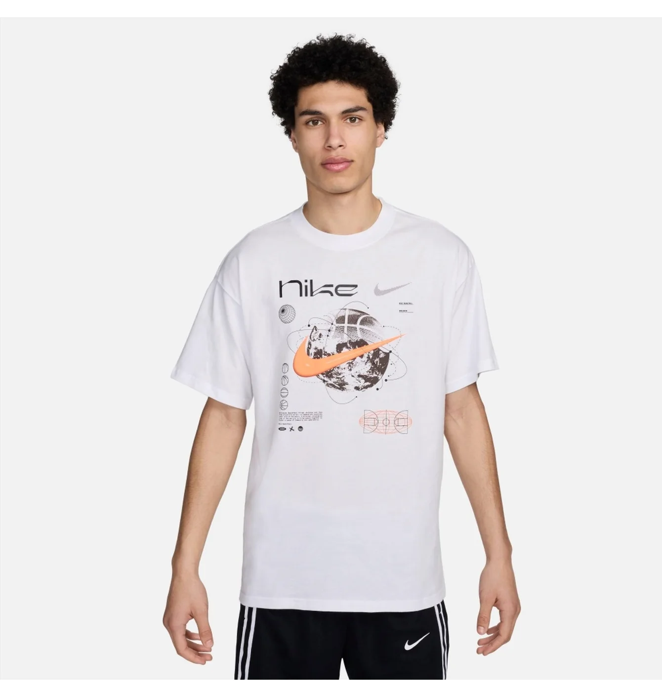 Футболка чоловіча Nike Max90 Basketball T-Shirt White FV8418-100