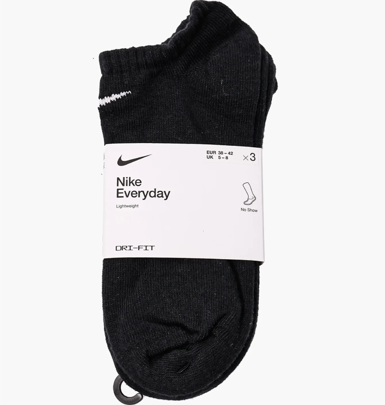 Шкарпетки унісекс Nike Everyday Twt Ns (3 пари, неутеплені) Black SX7678-010