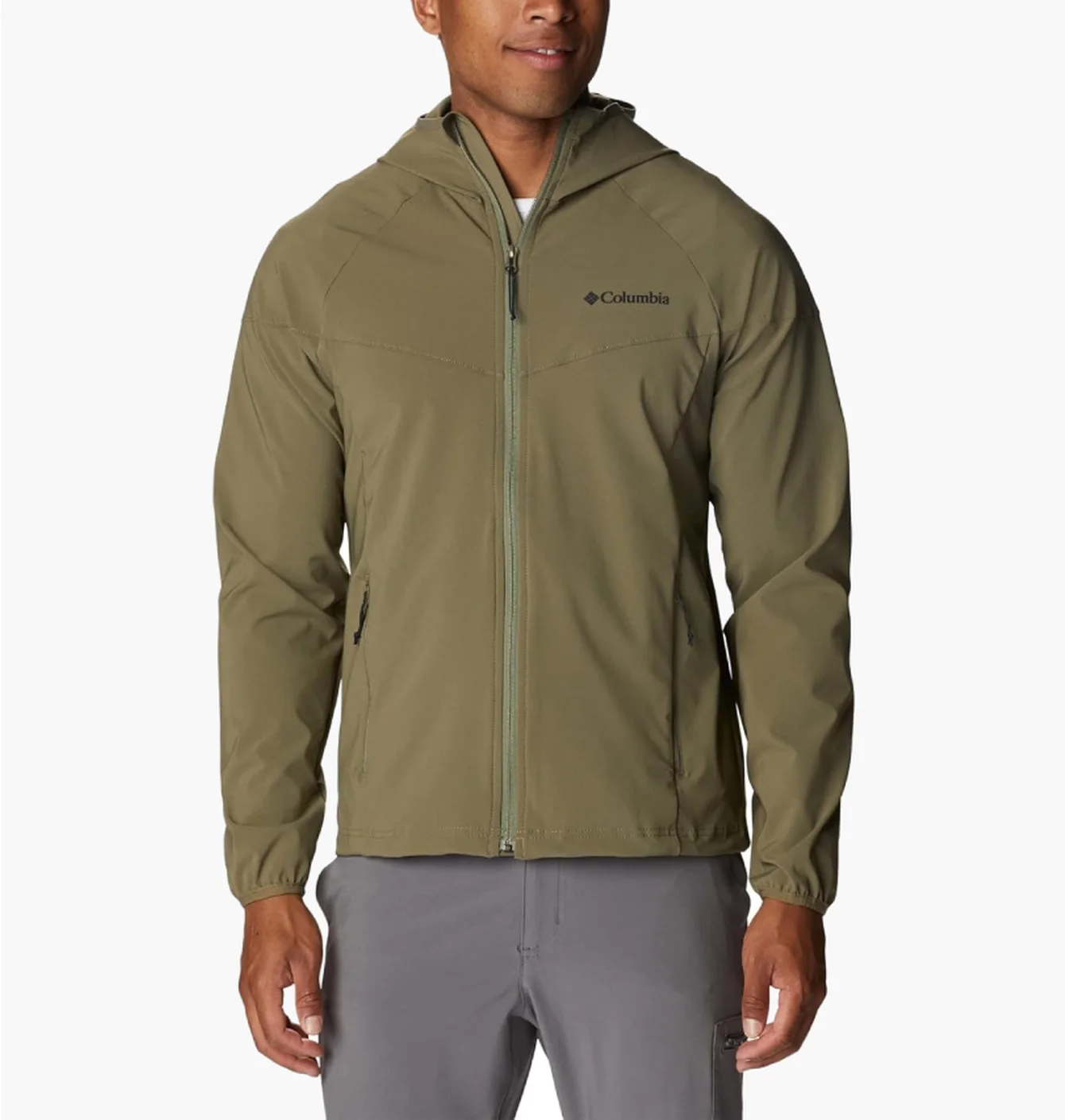 Вітровка чоловіча Columbia Heather Canyon Waterproof Olive WM1207-397