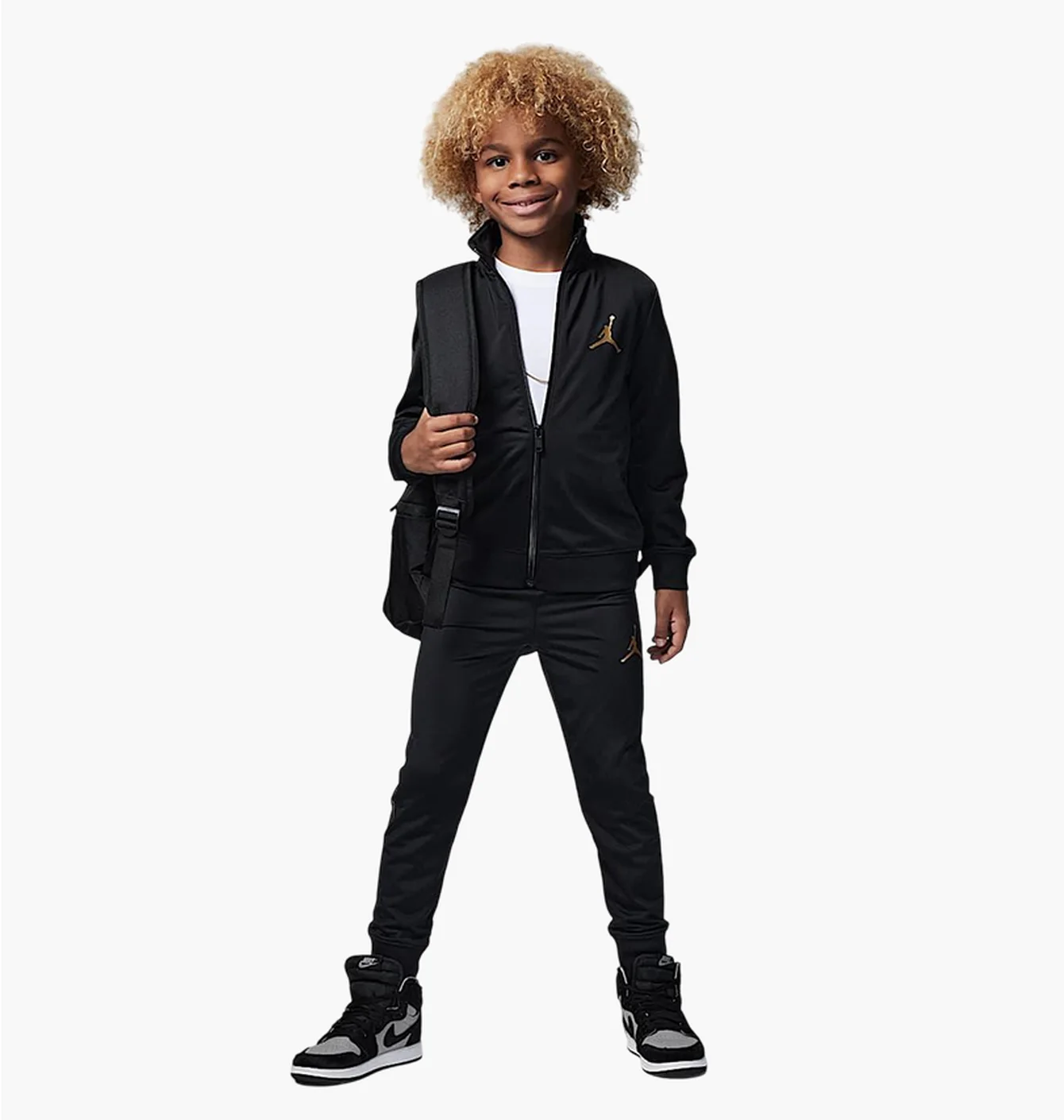 Спортивний костюм дитячий Air Jordan Shine Full Zip Black 85C811-023