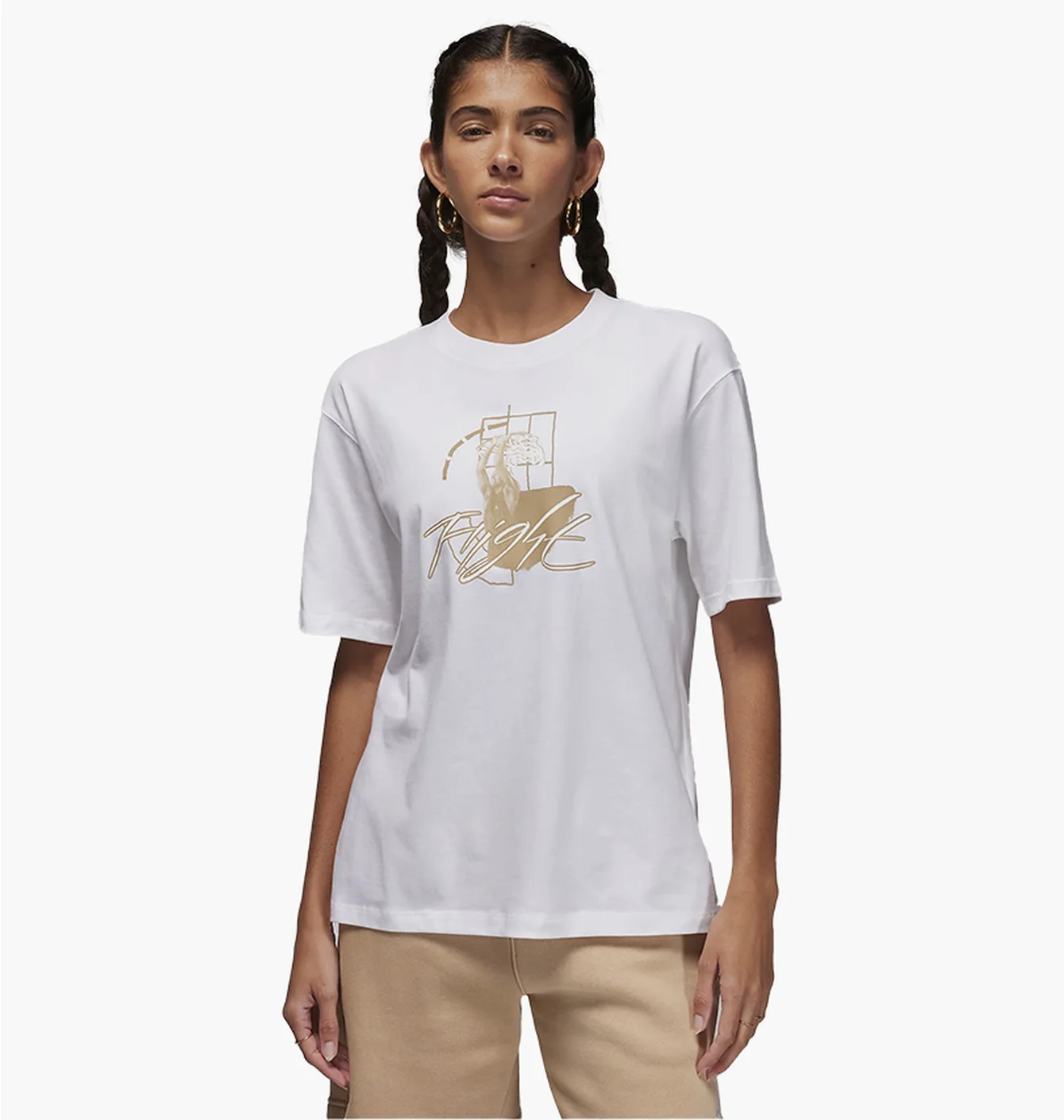 Футболка жіноча Air Jordan Graphic T-Shirt White FD7244-100
