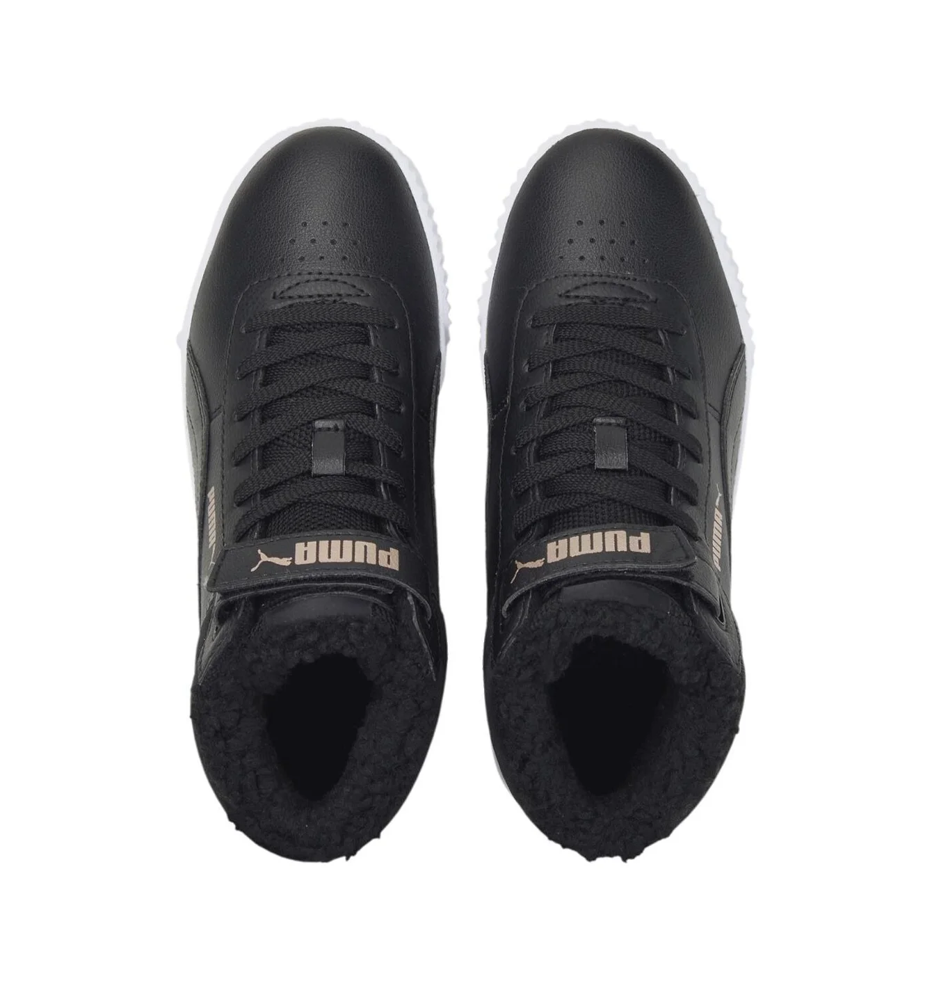 Кросівки дитячі Puma Carina Mid Fur Black 309683-01