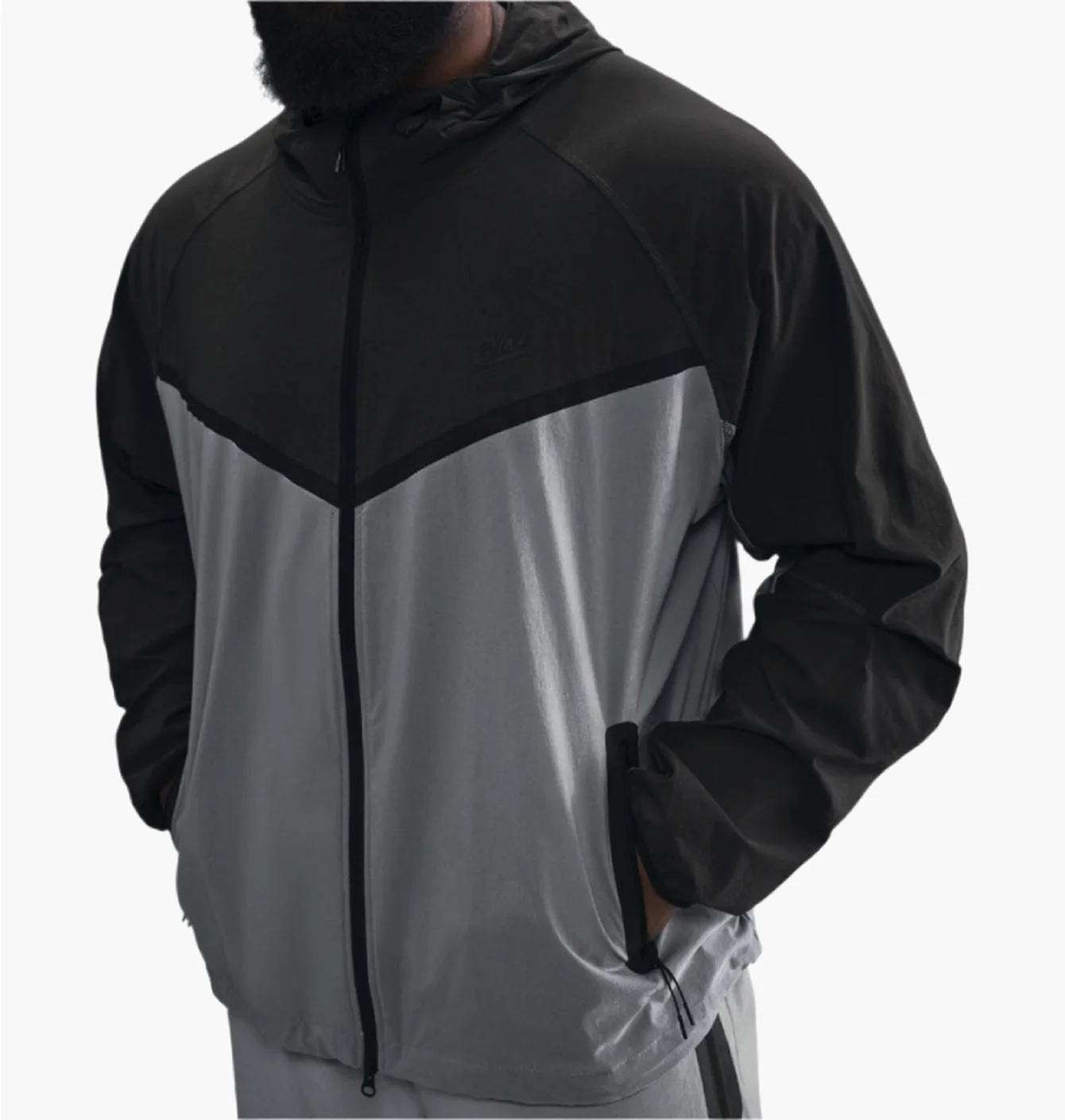 Вітровка чоловіча Nike Teechfleece Grey HM7151-065