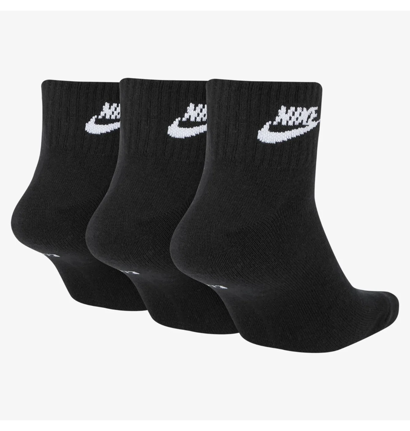 Шкарпетки унісекс Nike U Nsw Evry Essential Ankle Black (3 пари) SK0110-010