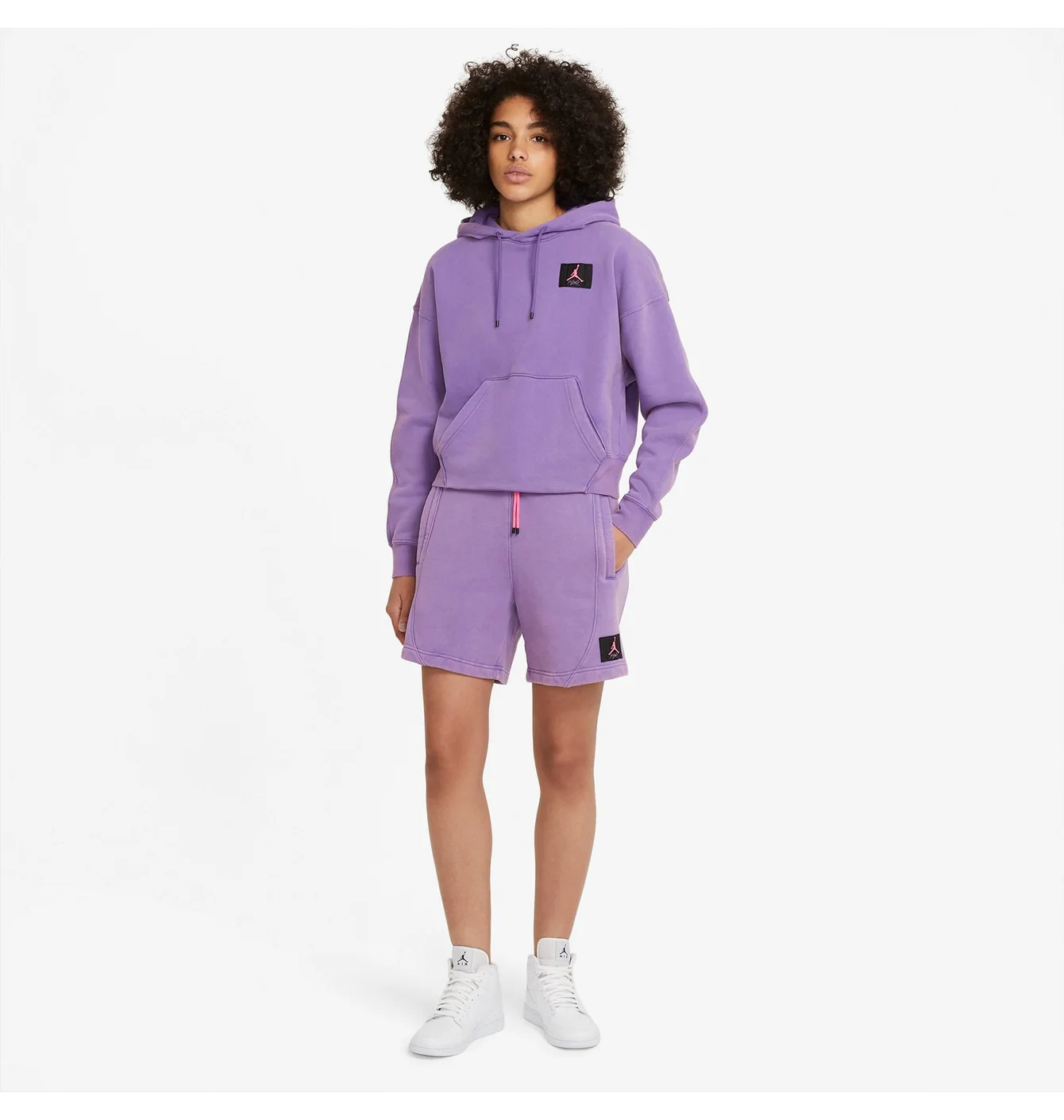 Шорти жіночі Air Jordan Flight Fleece Shorts Violet DA1530-511