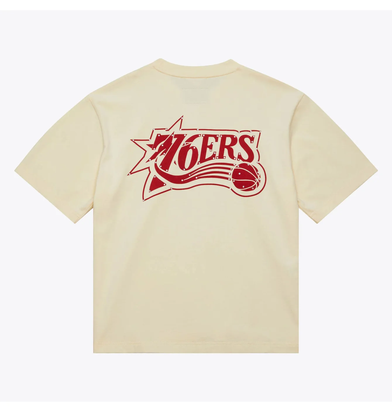 Футболка унісекс Mitchell & Ness Nba Melody Eshani Short Sleeve Tee Philadelphia 76Ers Beige 201315904