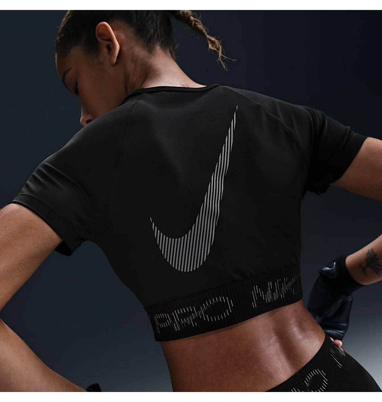 Топ жіночий Nike Np Dri-Fit Ss Crop Top Tt Gx Black HM6369-010