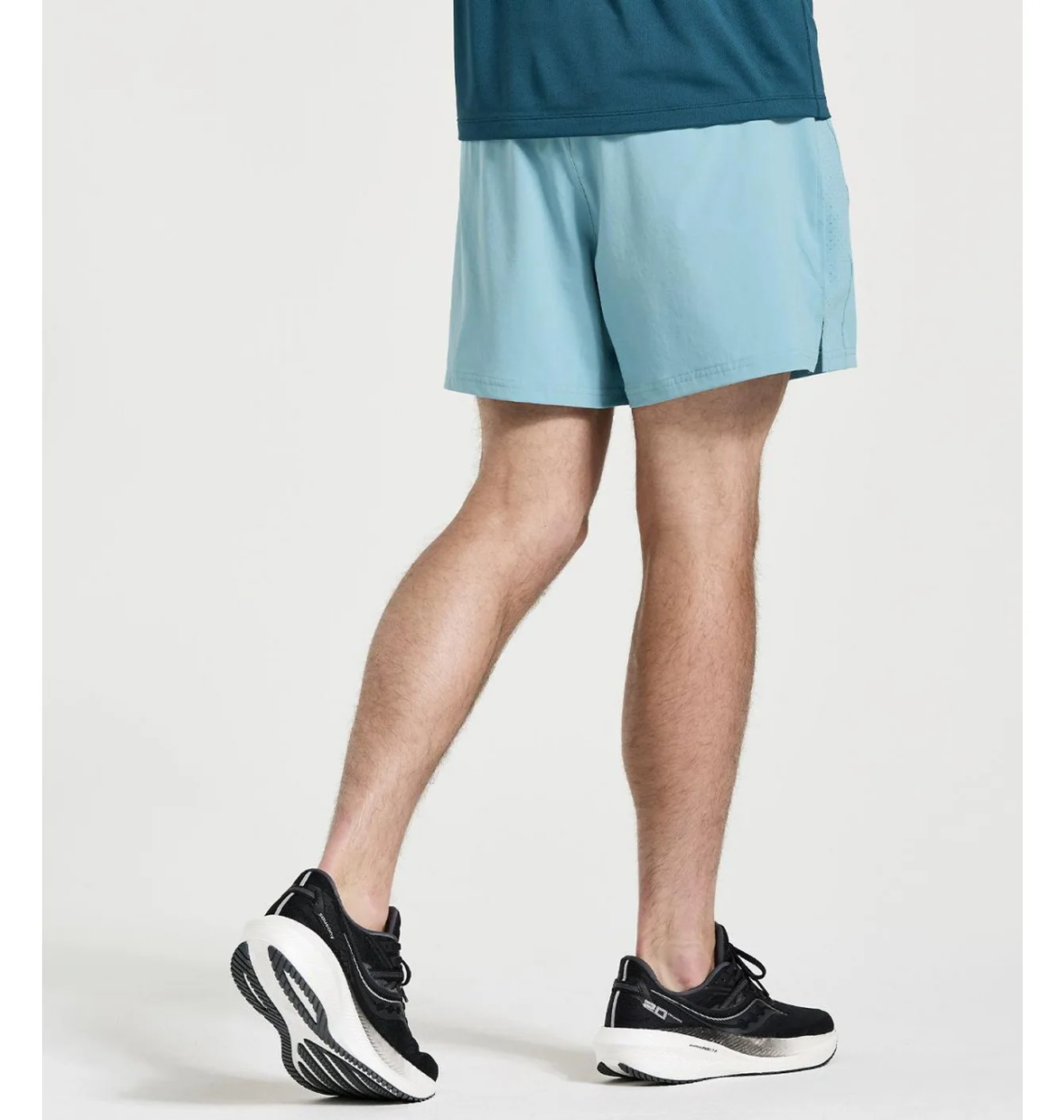 Шорти чоловічі Saucony Outpace 5 Short Light Blue 800243-Rn