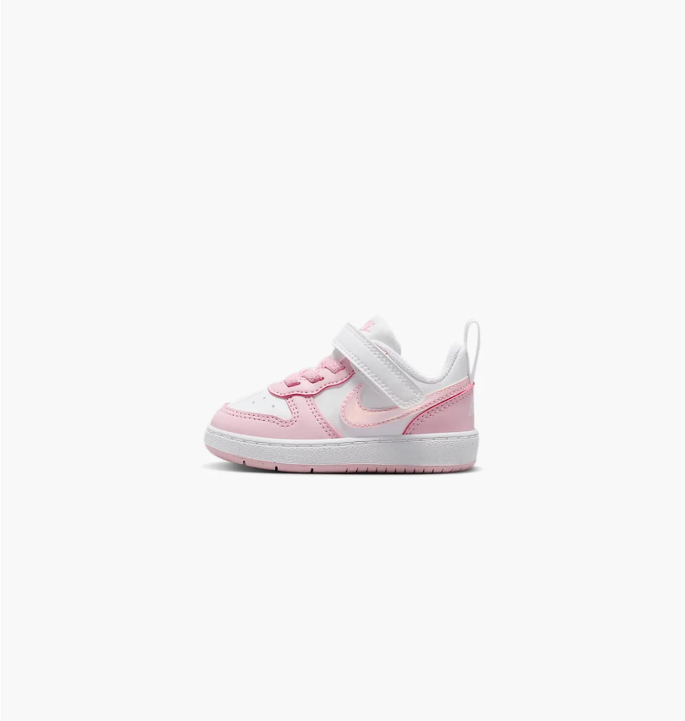 Кросівки дитячі Nike Court Borough Low Recraft (Td) White/Pink DV5458-105