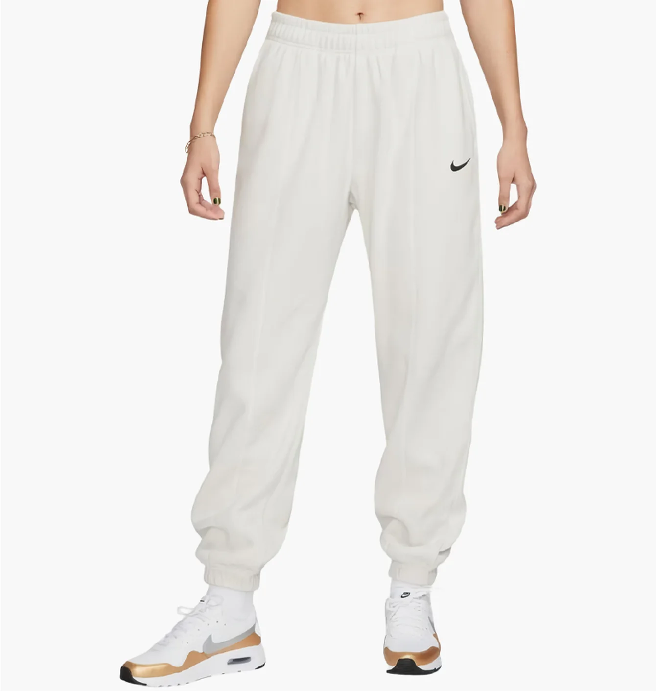Штани жіночі Nike Nsw Fleece High Oversized White FB8973-104