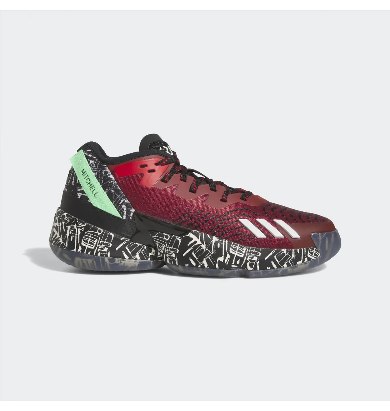 Кросівки унісекс Adidas D.O.N. Issue 4 Shoes Bordo If2162