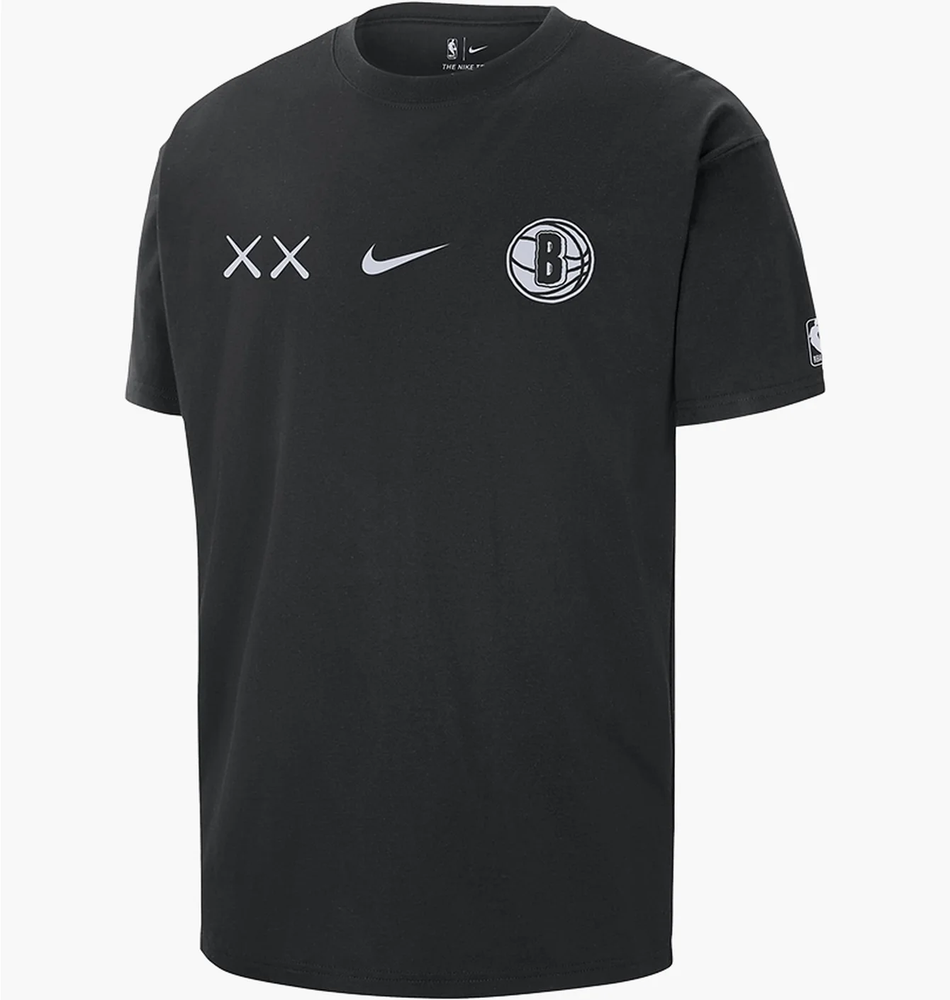 Футболка чоловіча Nike T-Shirt Nba Courtside Max90 Brooklyn Nets City Edition 2023/24 Black FN1996-010
