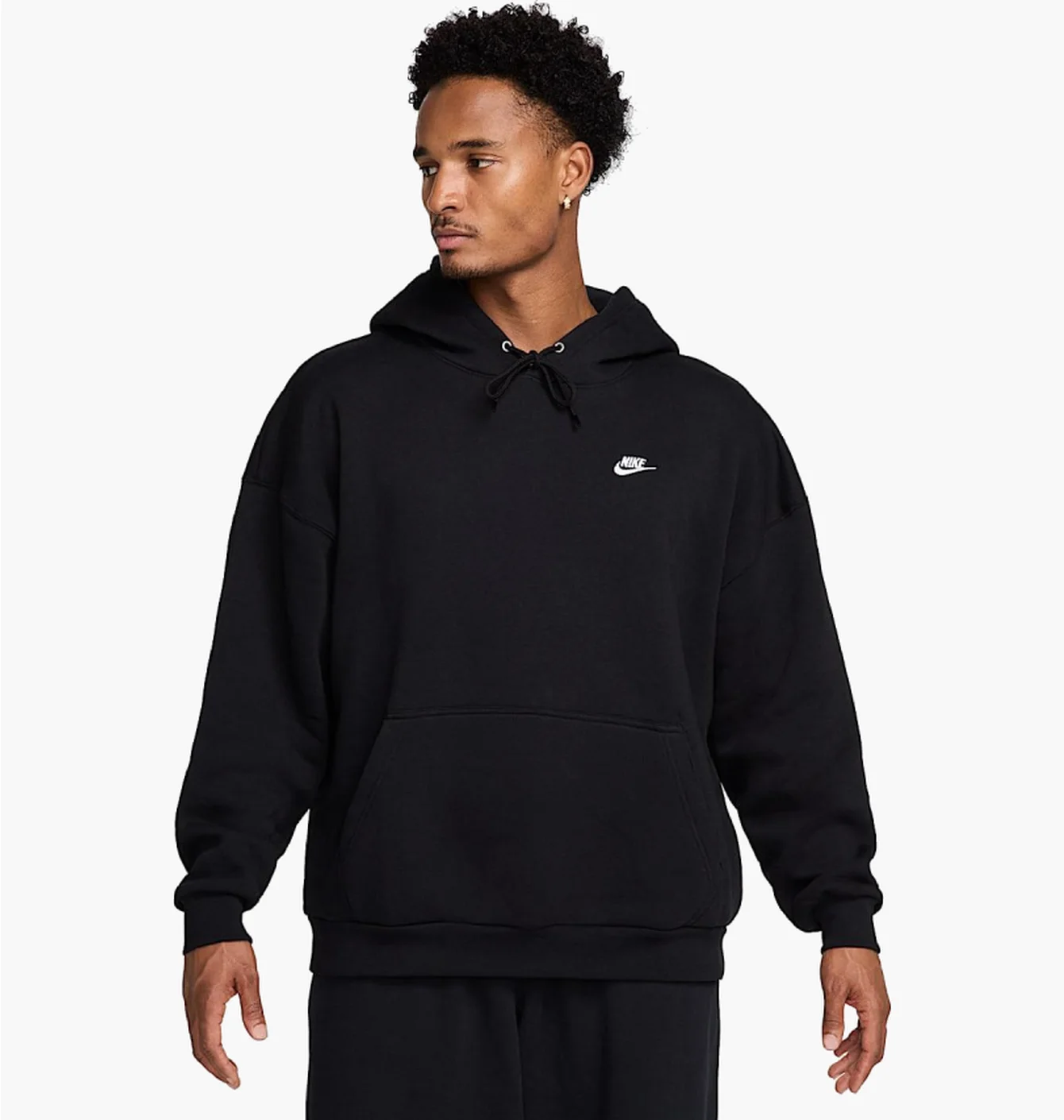 Худі чоловіче Nike Club French Terry Black IB6484-010