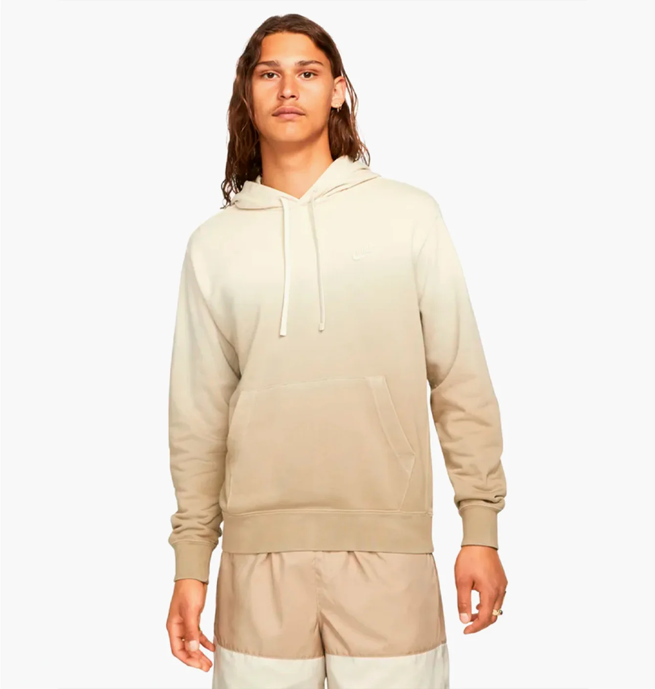 Худі чоловіче Nike Sportswear Club Fleece+ Beige Dq4621-247